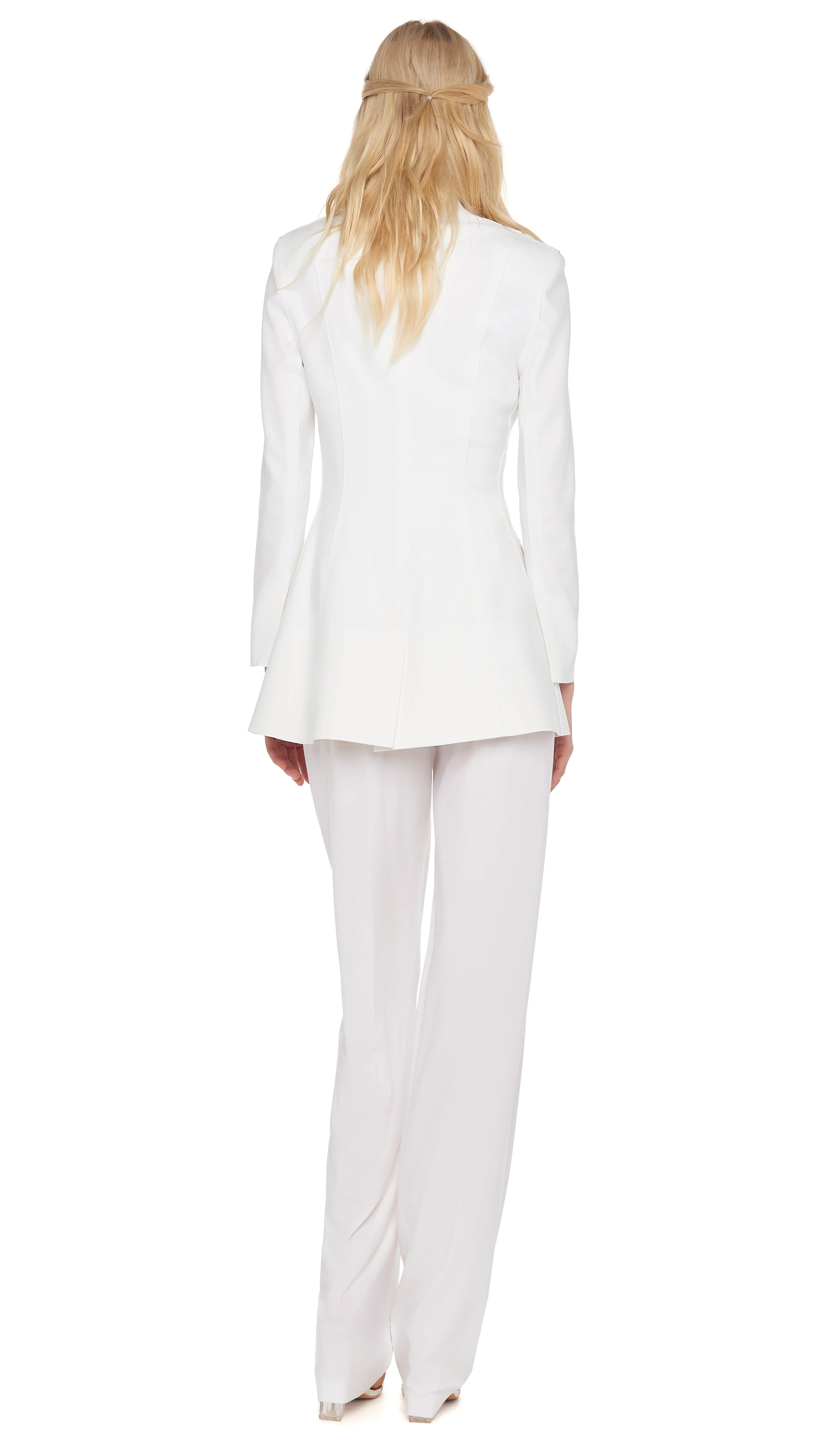 SINGLE BREASTED BOY FIT RIDING JACKET sold by Norma Kamali product image thumbnail 3