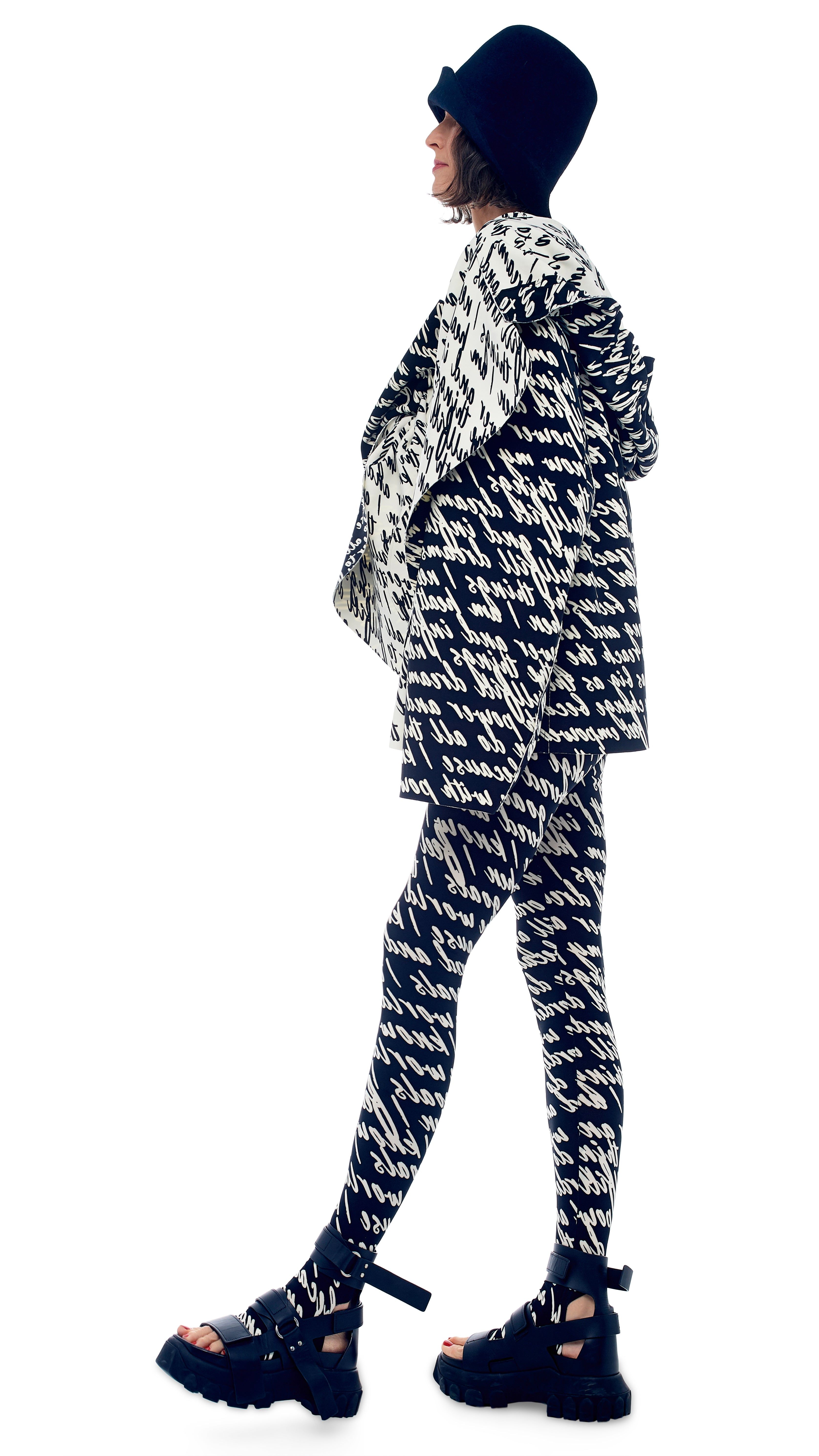 LEGGING WITH FOOTIE sold by Norma Kamali product image thumbnail 3