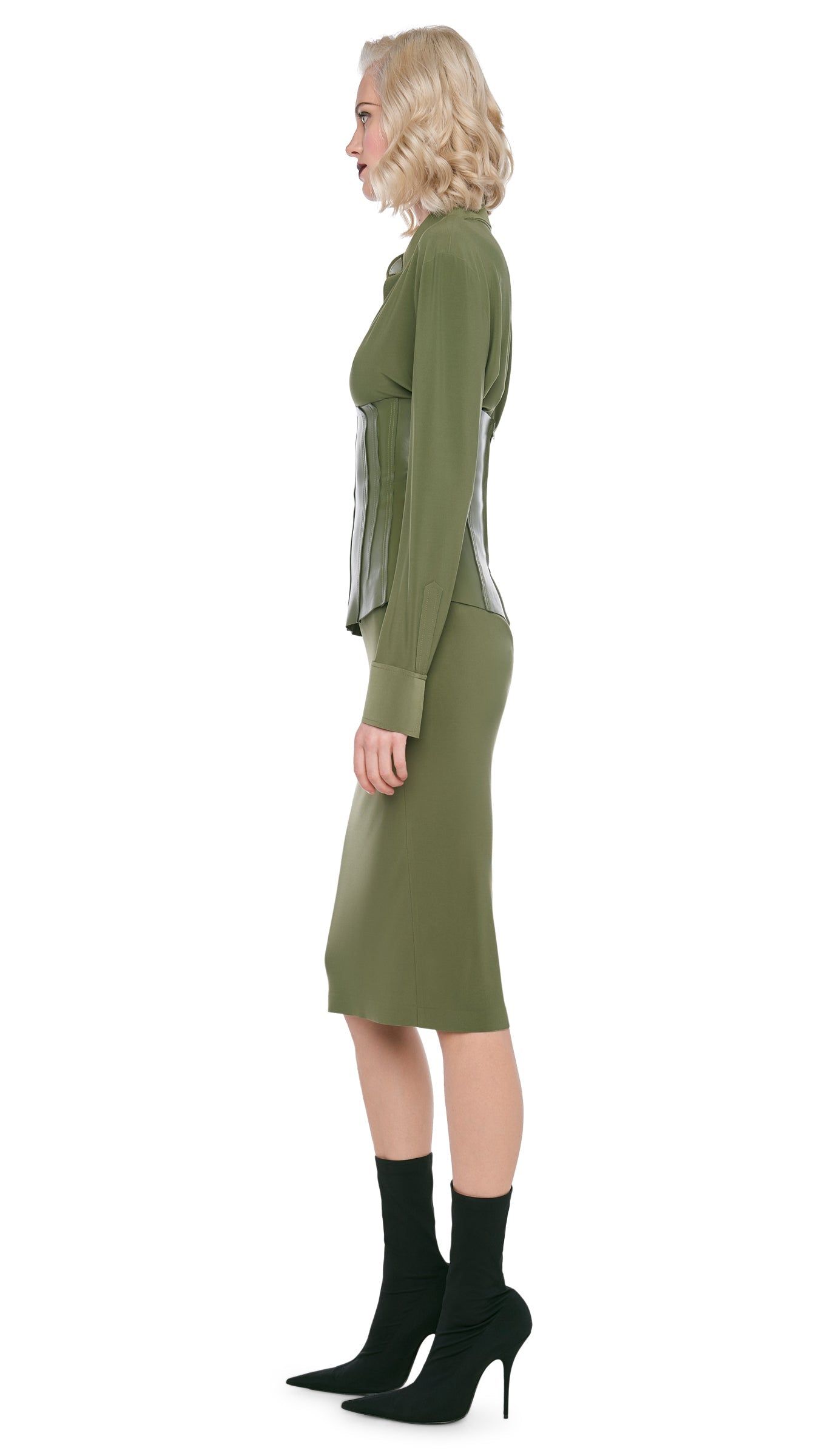 NK SHIRT W/ COLLAR STAND sold by Norma Kamali product image thumbnail 2