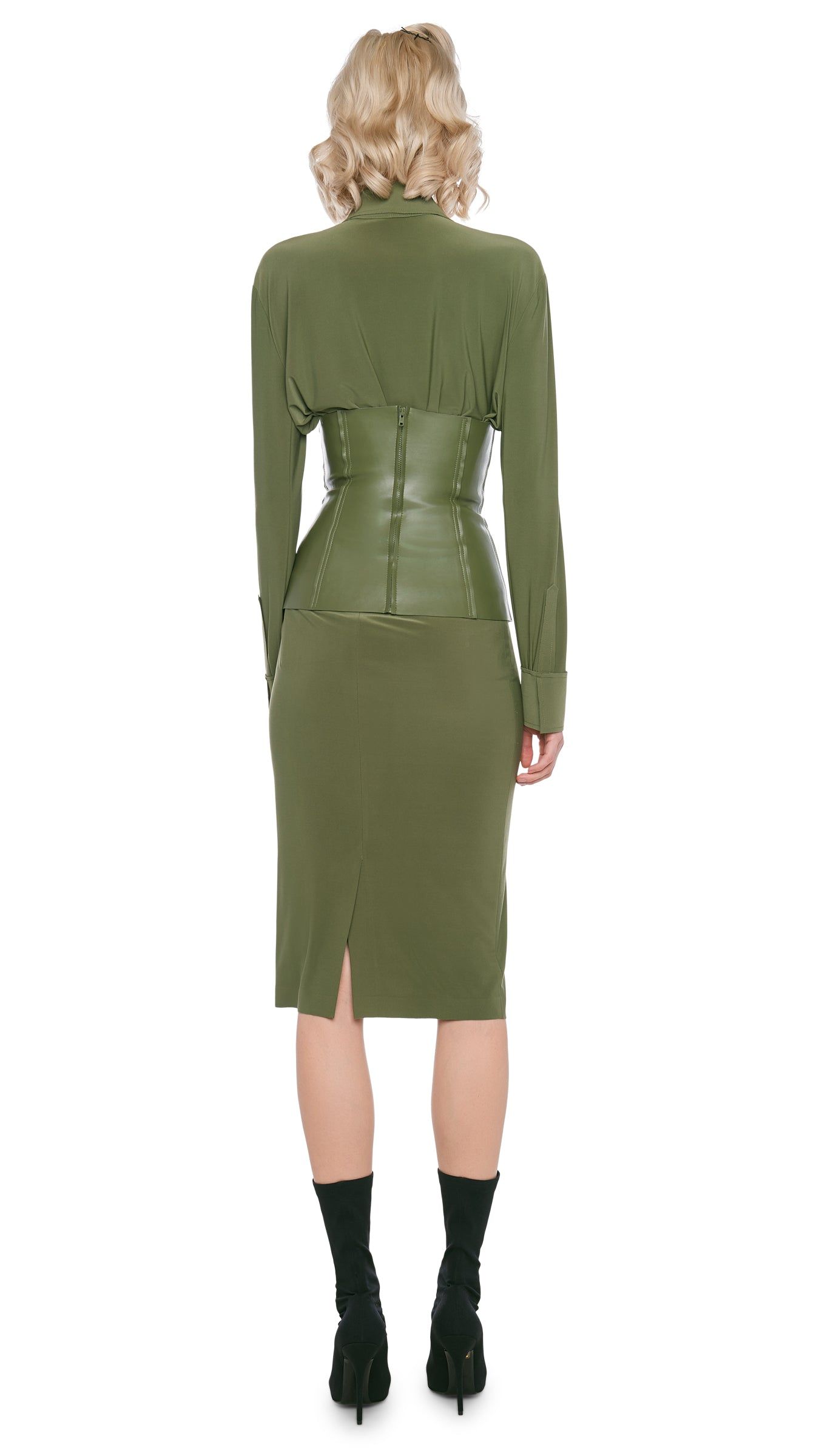 NK SHIRT W/ COLLAR STAND sold by Norma Kamali product image thumbnail 3