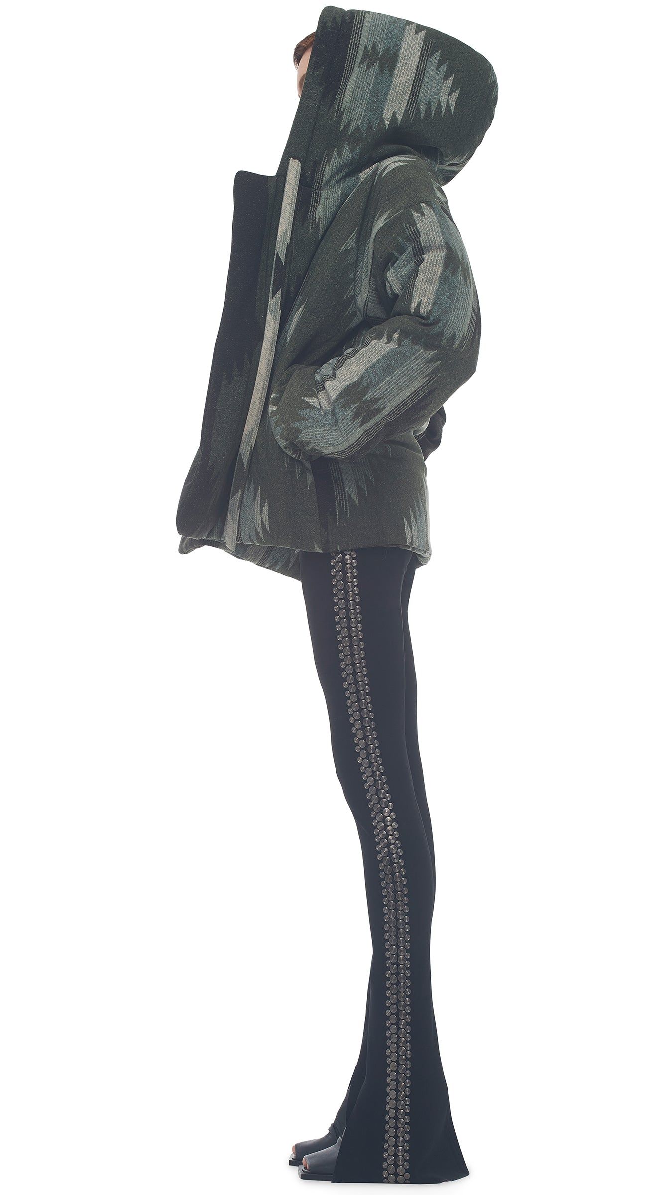 HOODED SLEEPING BAG JACKET sold by Norma Kamali product image thumbnail 2