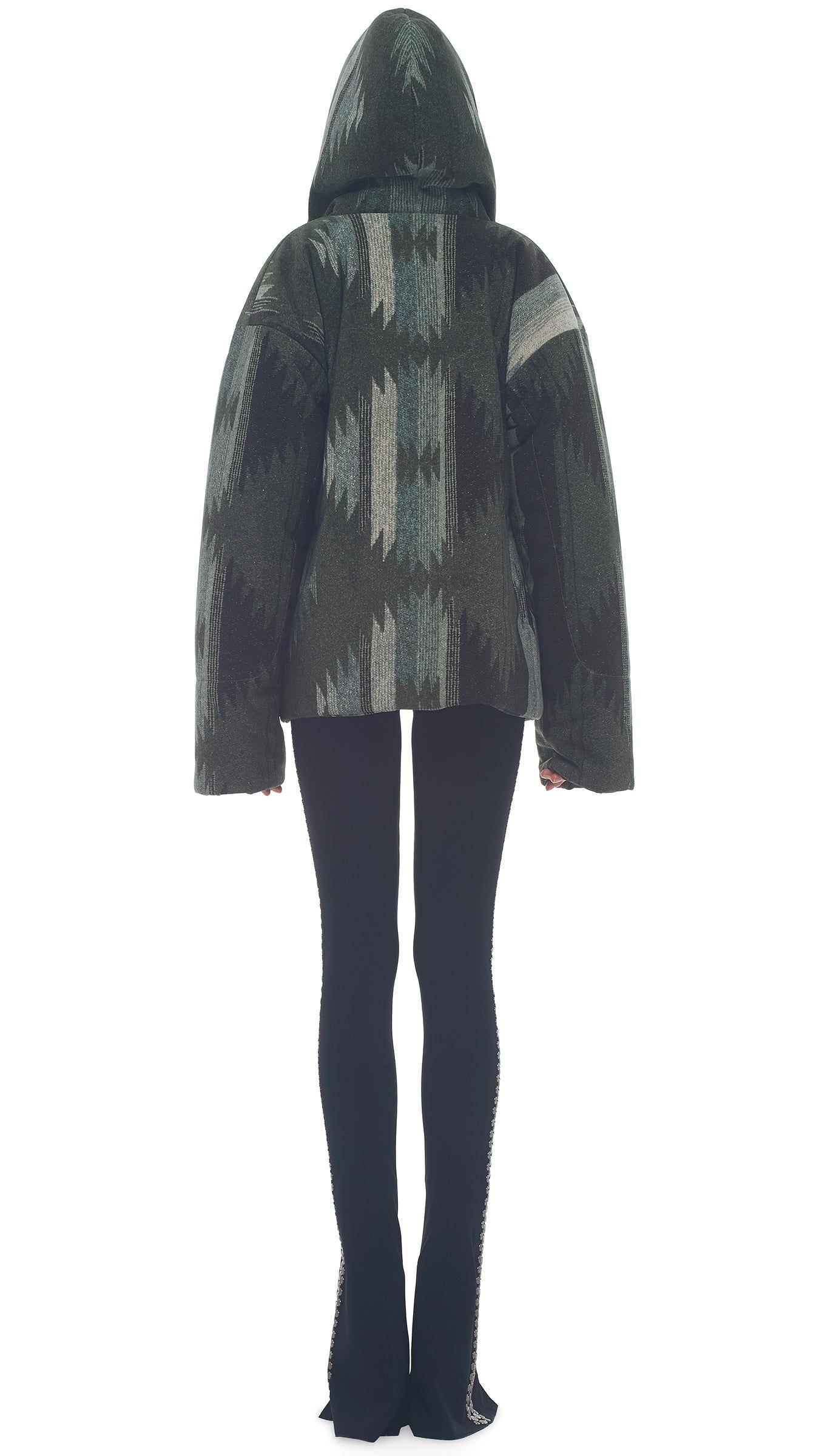 HOODED SLEEPING BAG JACKET sold by Norma Kamali product image thumbnail 3