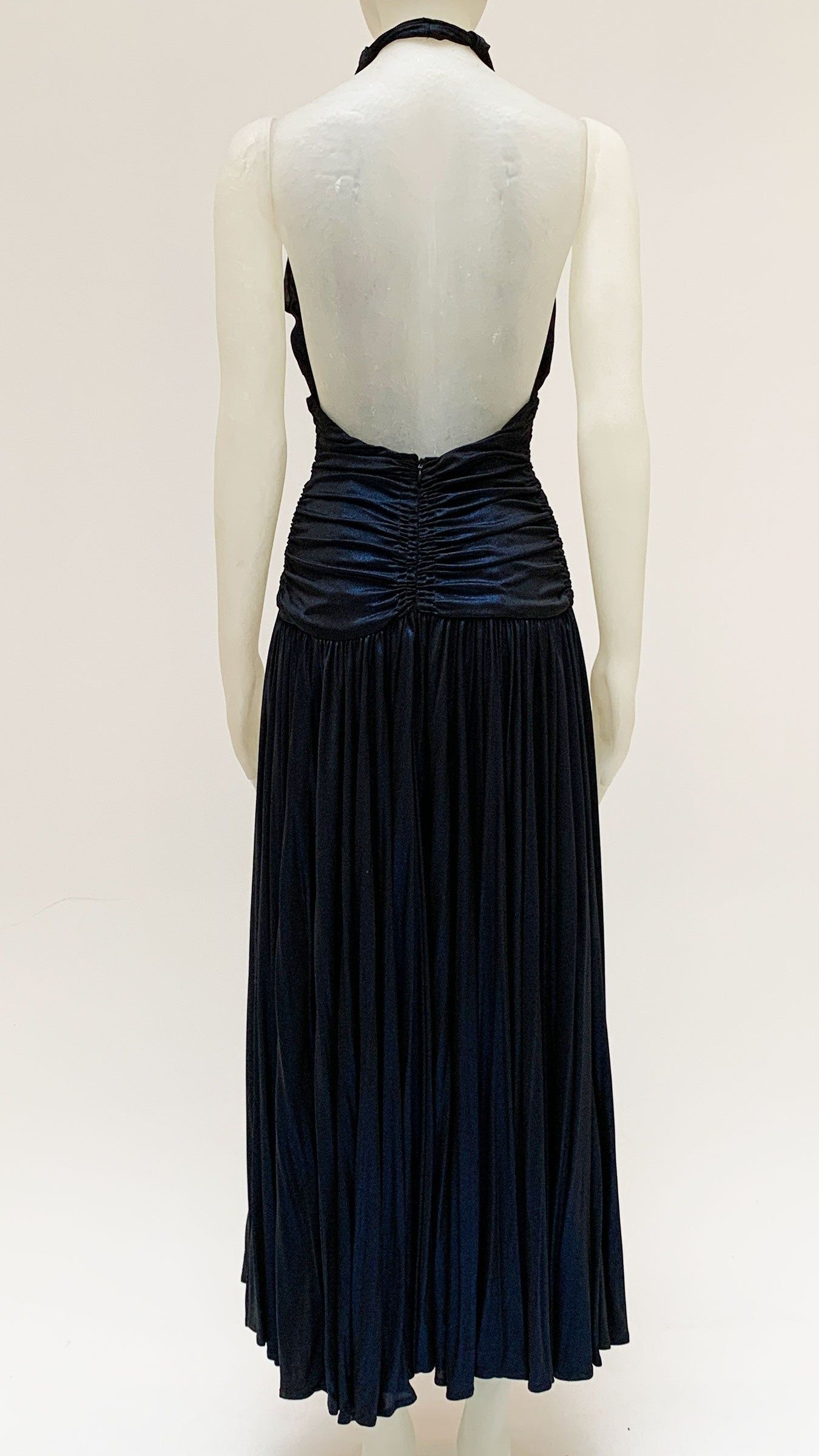 HALTER BILL PLEATED GOWN sold by Norma Kamali product image thumbnail 2