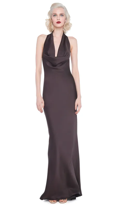 HALTER DRAPE BIAS GOWN sold by Norma Kamali