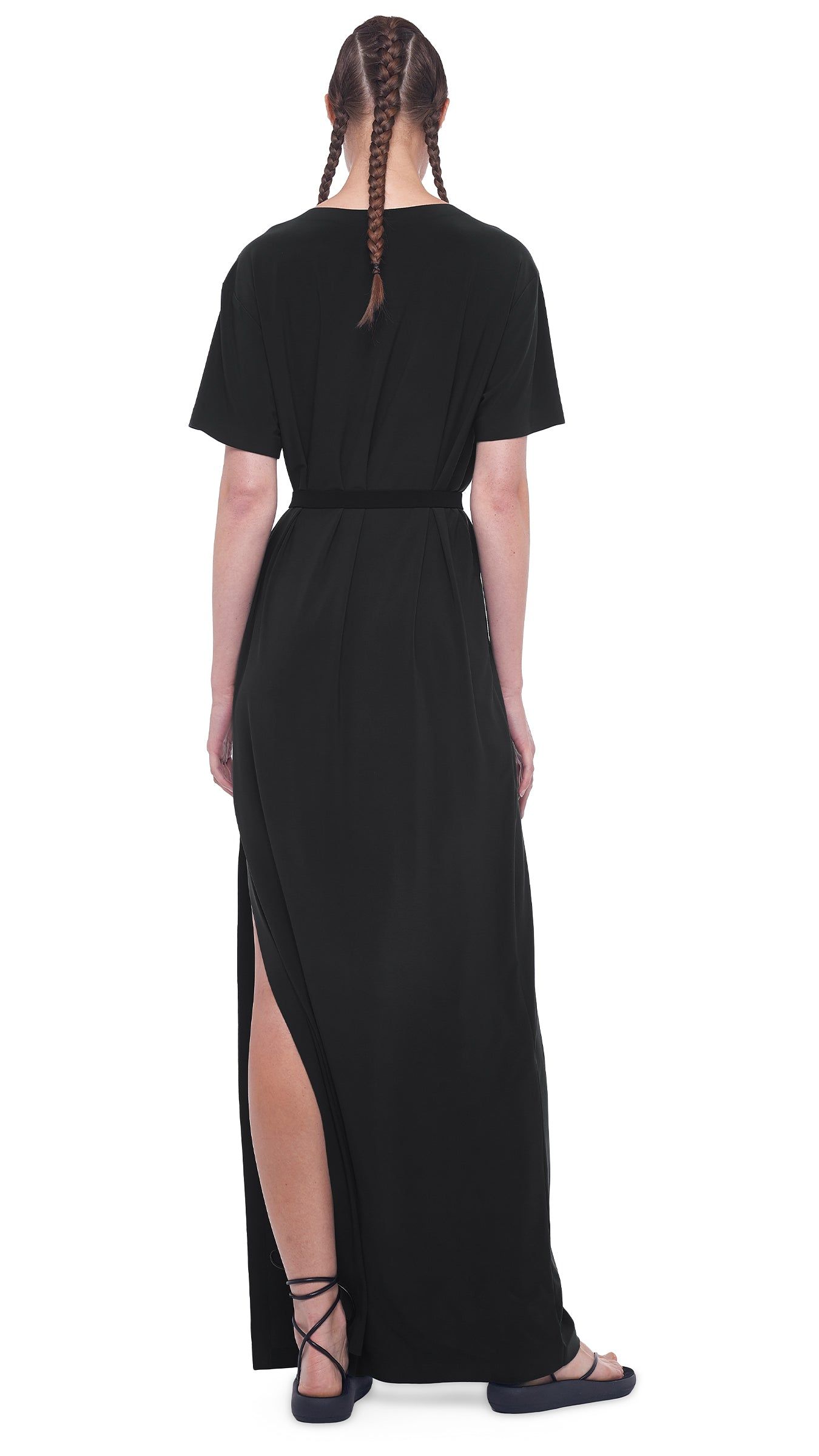 BOXY GOWN WITH SIDE SLIT sold by Norma Kamali product image thumbnail 3