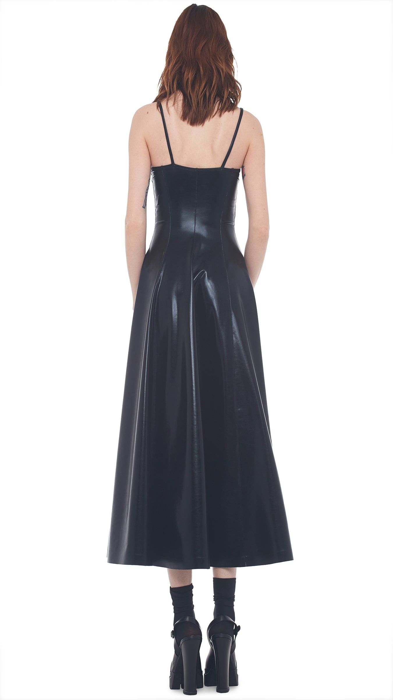 UNDERWIRE MIDCALF DRESS sold by Norma Kamali product image thumbnail 3