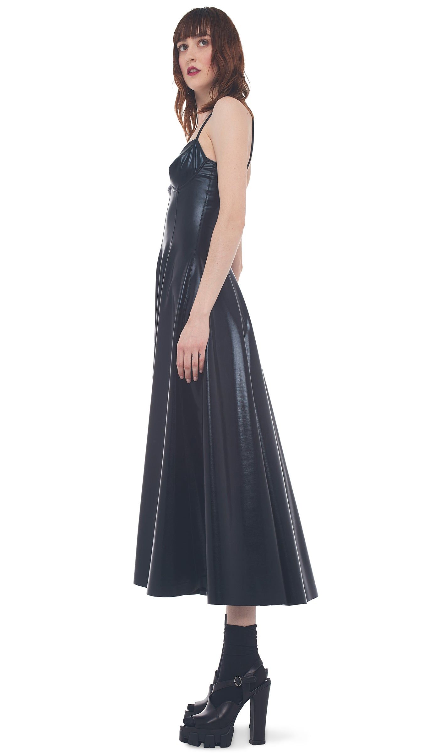 UNDERWIRE MIDCALF DRESS sold by Norma Kamali product image thumbnail 2