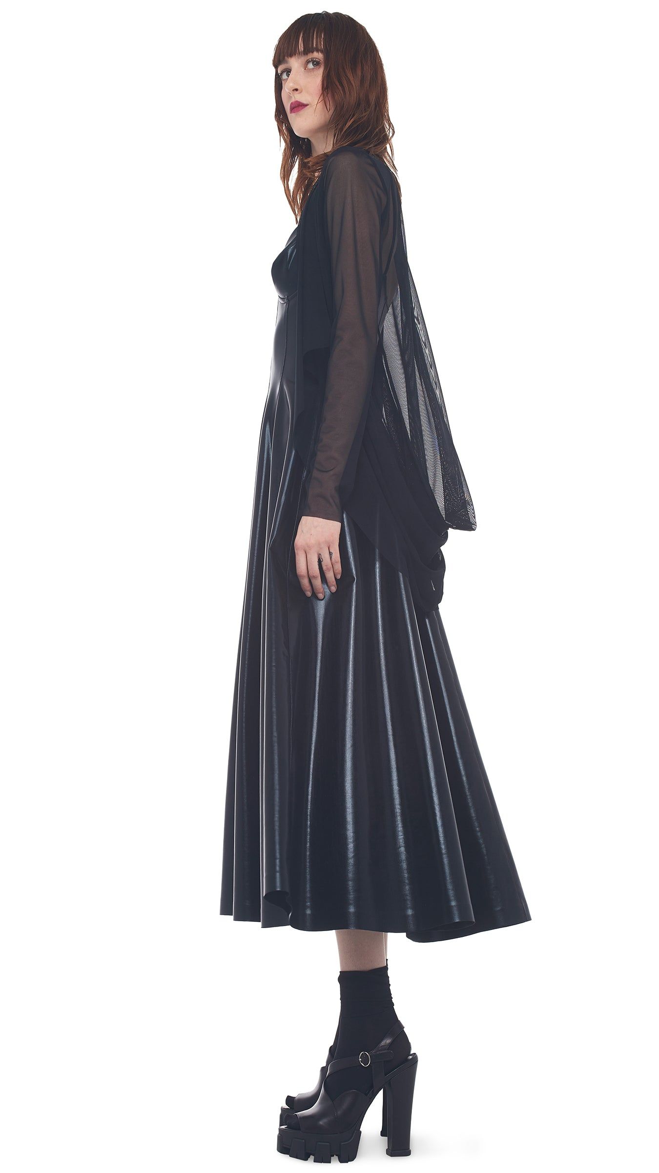 UNDERWIRE MIDCALF DRESS sold by Norma Kamali product image thumbnail 8