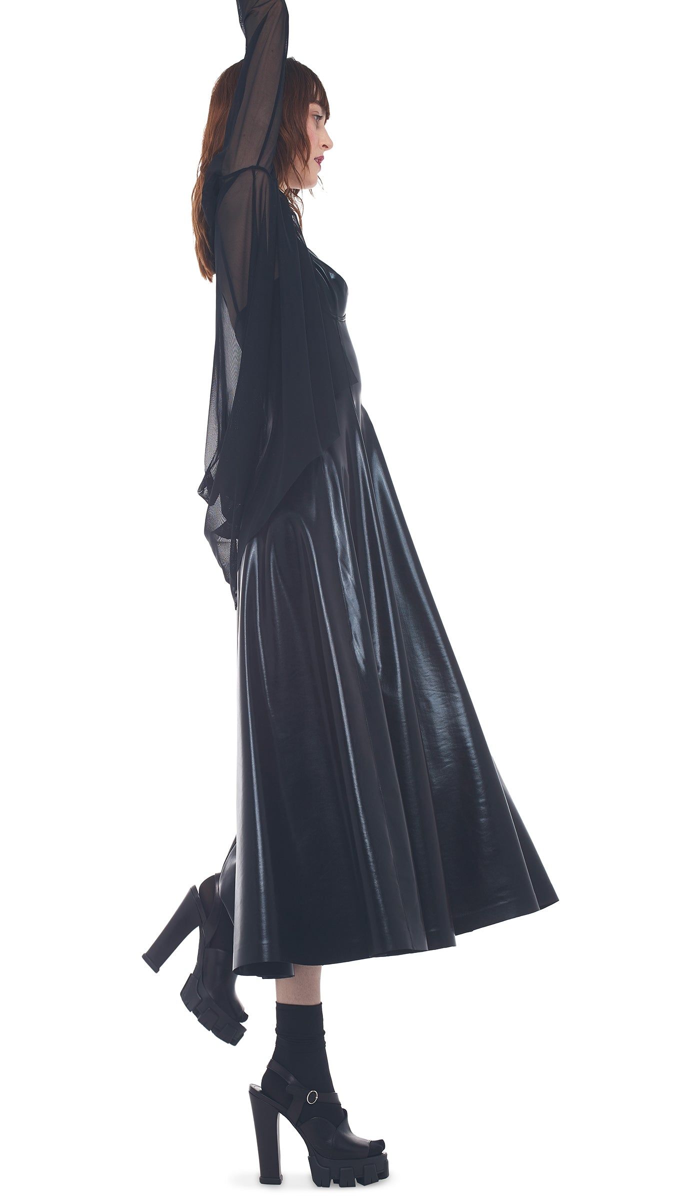 UNDERWIRE MIDCALF DRESS sold by Norma Kamali product image thumbnail 9