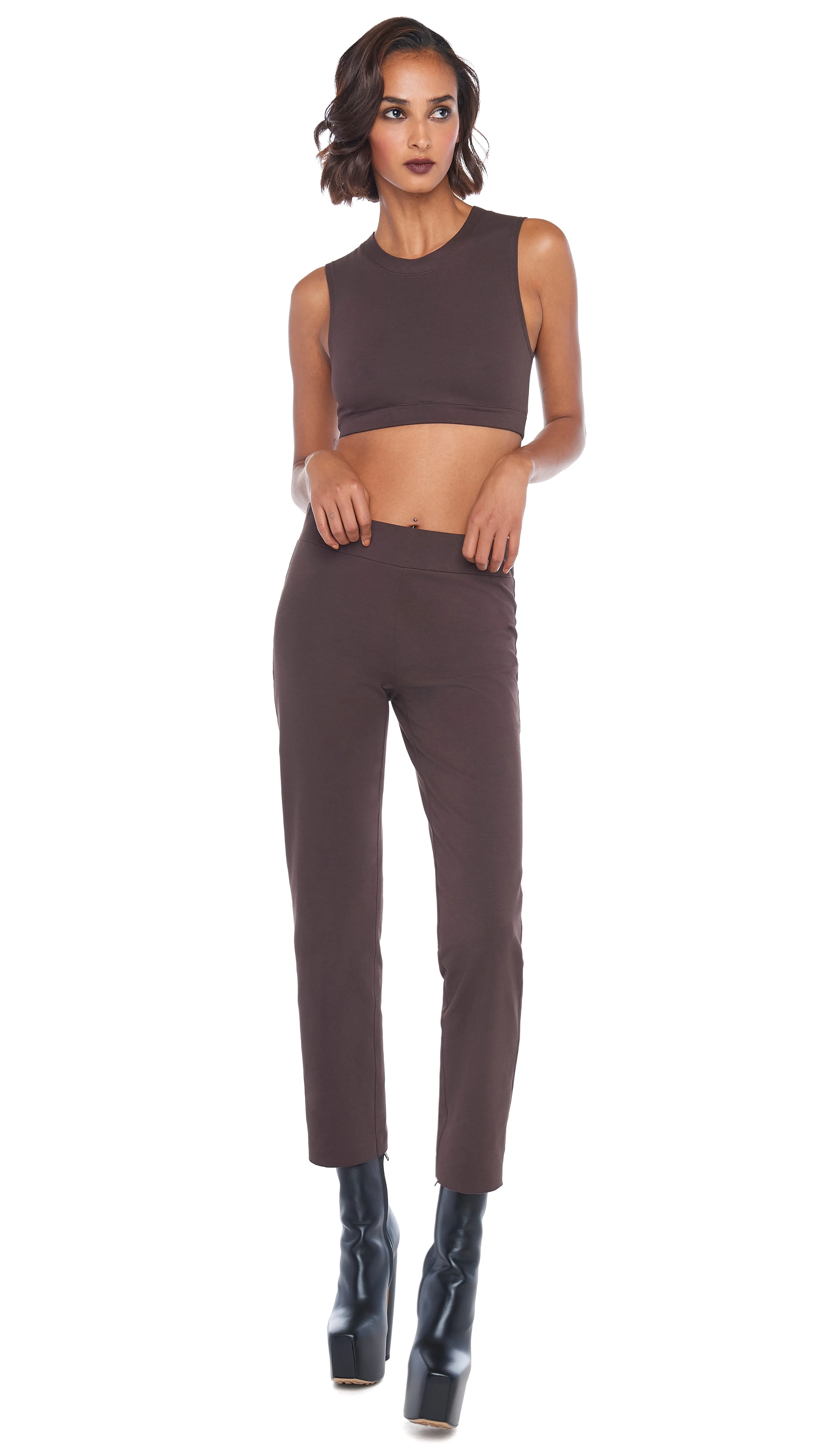 TAILORED PENCIL PANT sold by Norma Kamali product image thumbnail 4