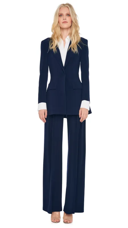 SINGLE BREASTED BOY FIT RIDING JACKET sold by Norma Kamali