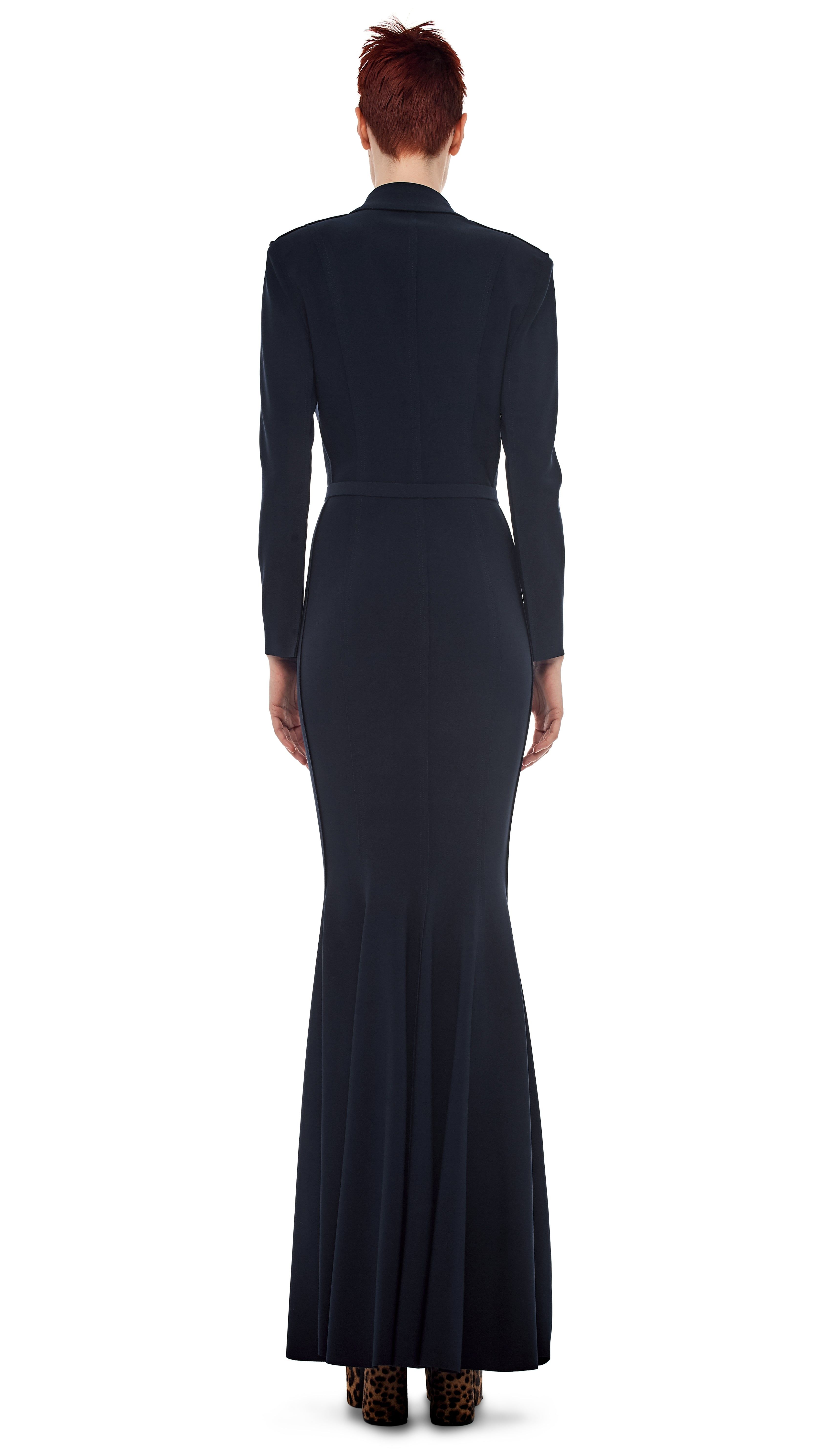 SINGLE BREASTED GOWN sold by Norma Kamali product image thumbnail 3