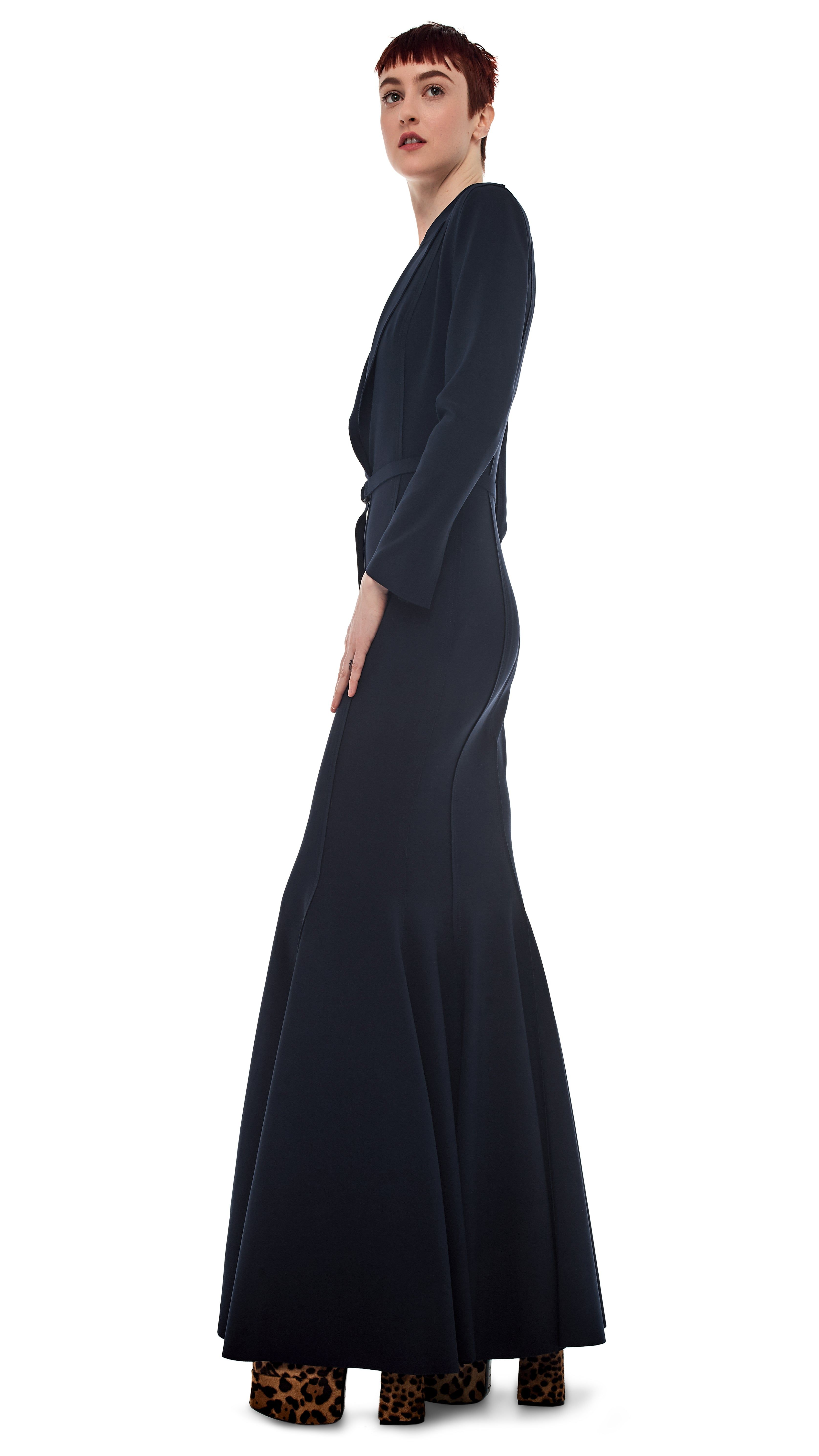 SINGLE BREASTED GOWN sold by Norma Kamali product image thumbnail 2