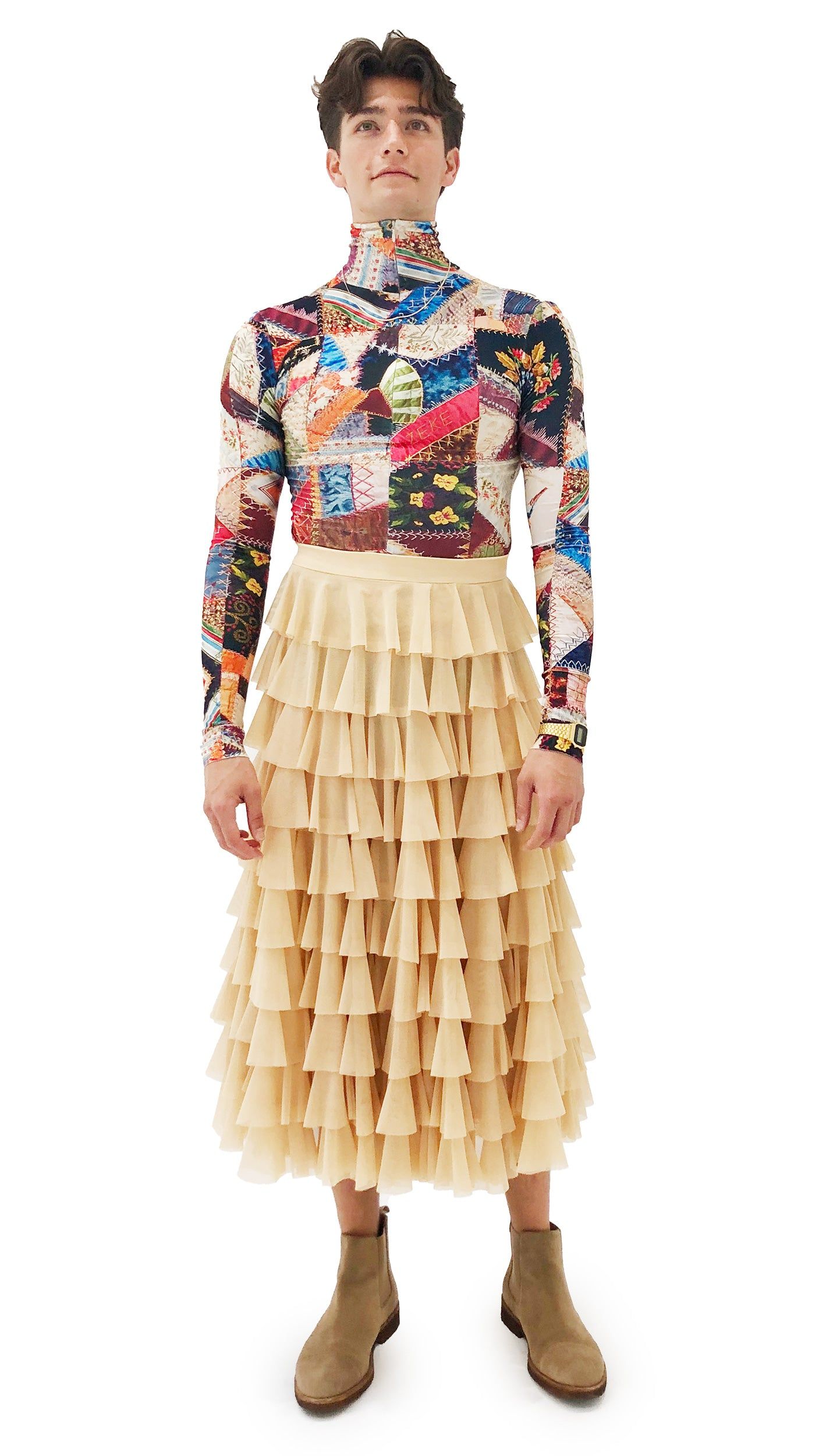 LONG SLEEVE TURTLE TOP sold by Norma Kamali product image thumbnail 6