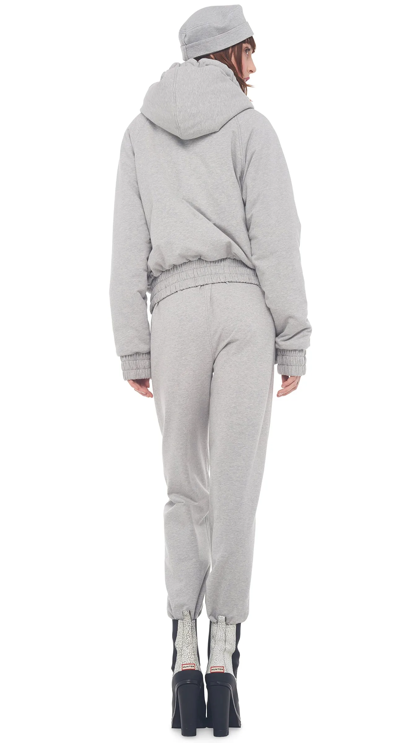 HOODED BOMBER JACKET sold by Norma Kamali product image thumbnail 3