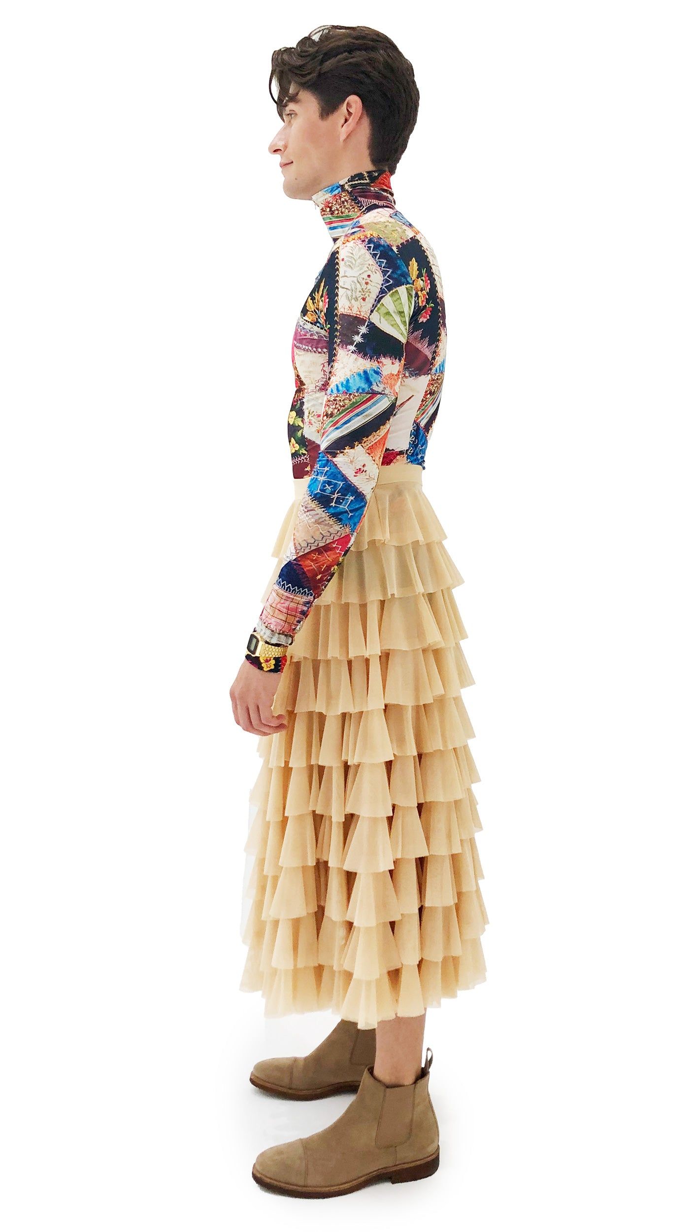 LONG SLEEVE TURTLE TOP sold by Norma Kamali product image thumbnail 7