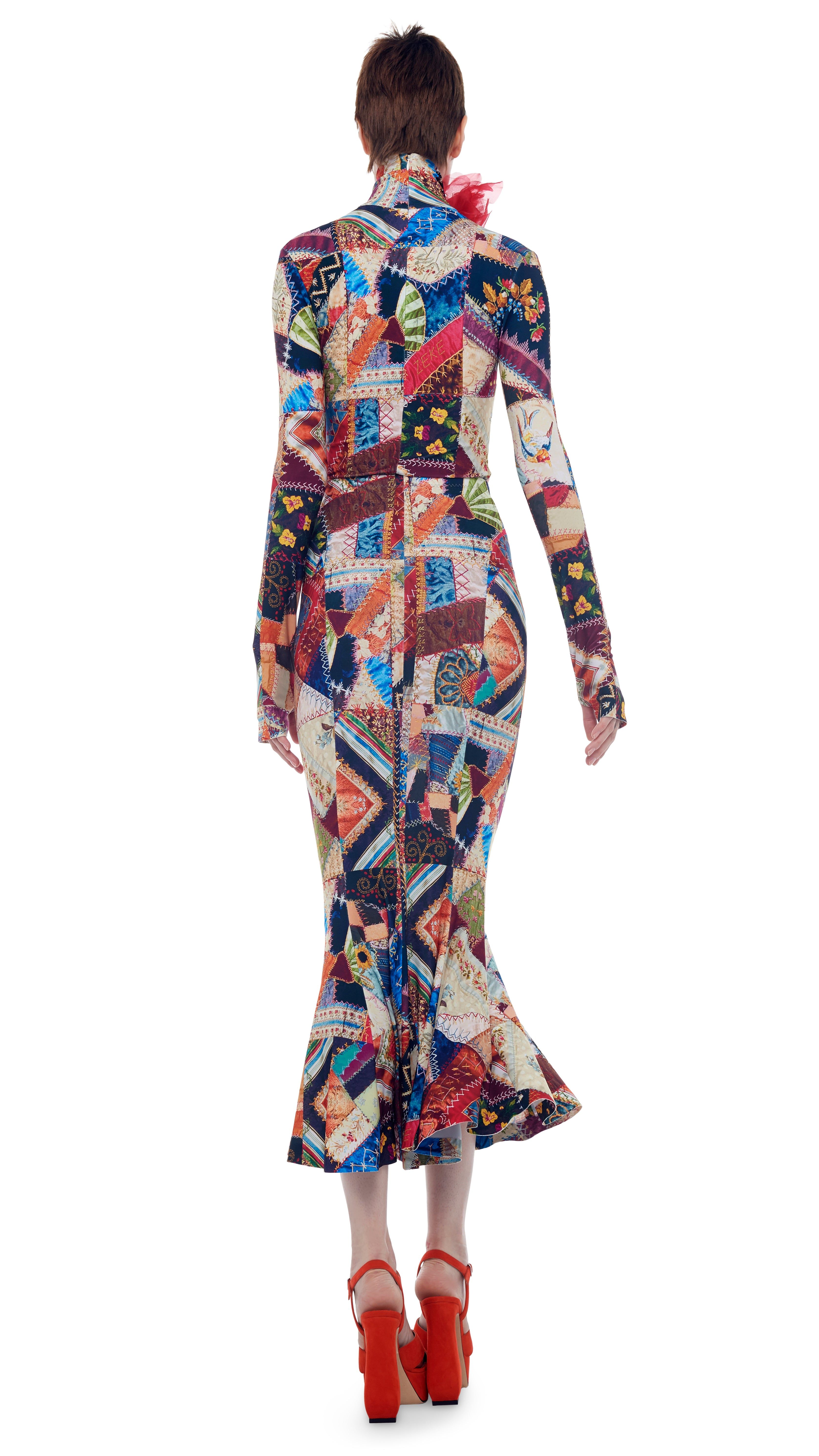 LONG SLEEVE TURTLE TOP sold by Norma Kamali product image thumbnail 3