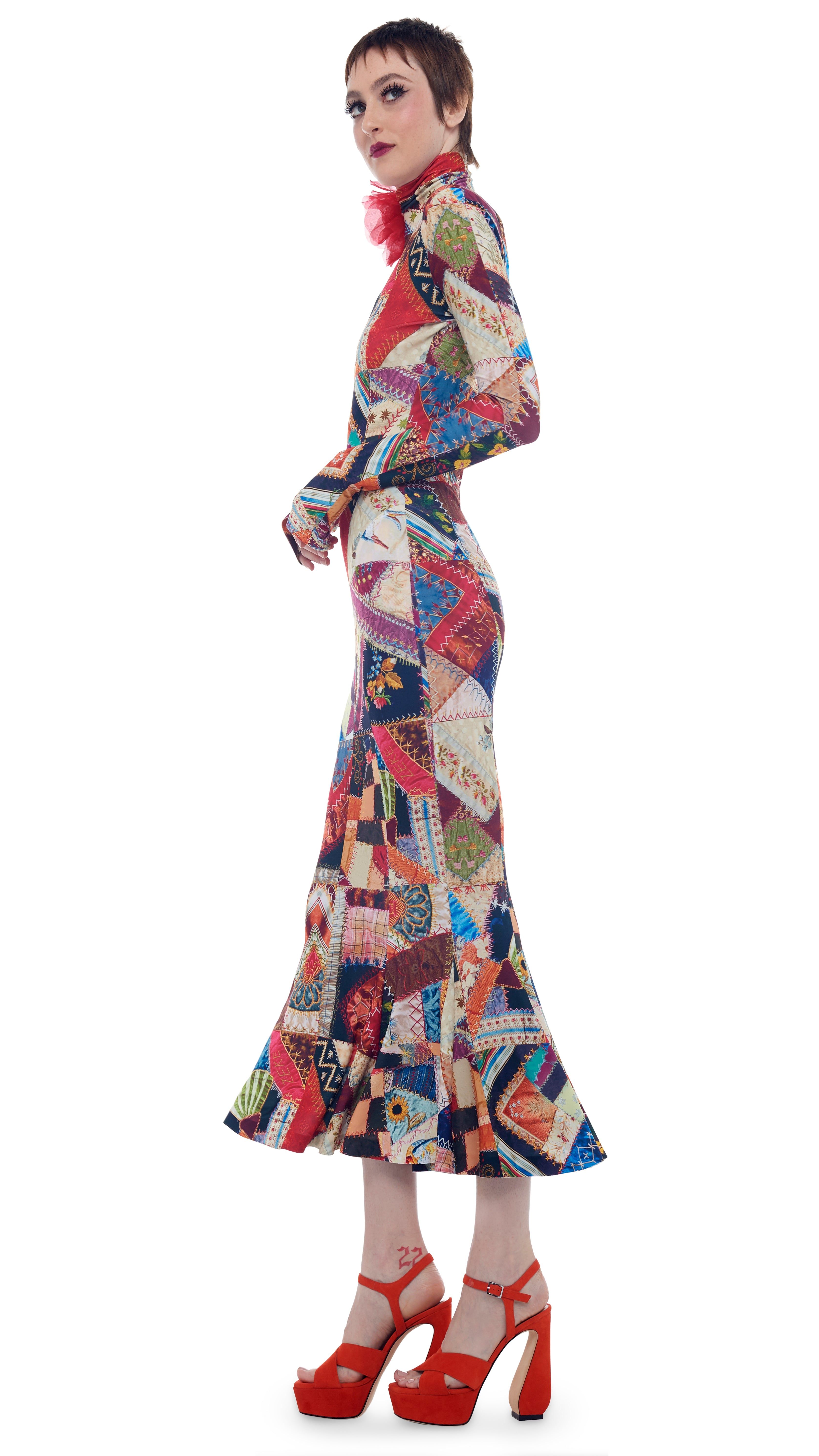 LONG SLEEVE TURTLE TOP sold by Norma Kamali product image thumbnail 2