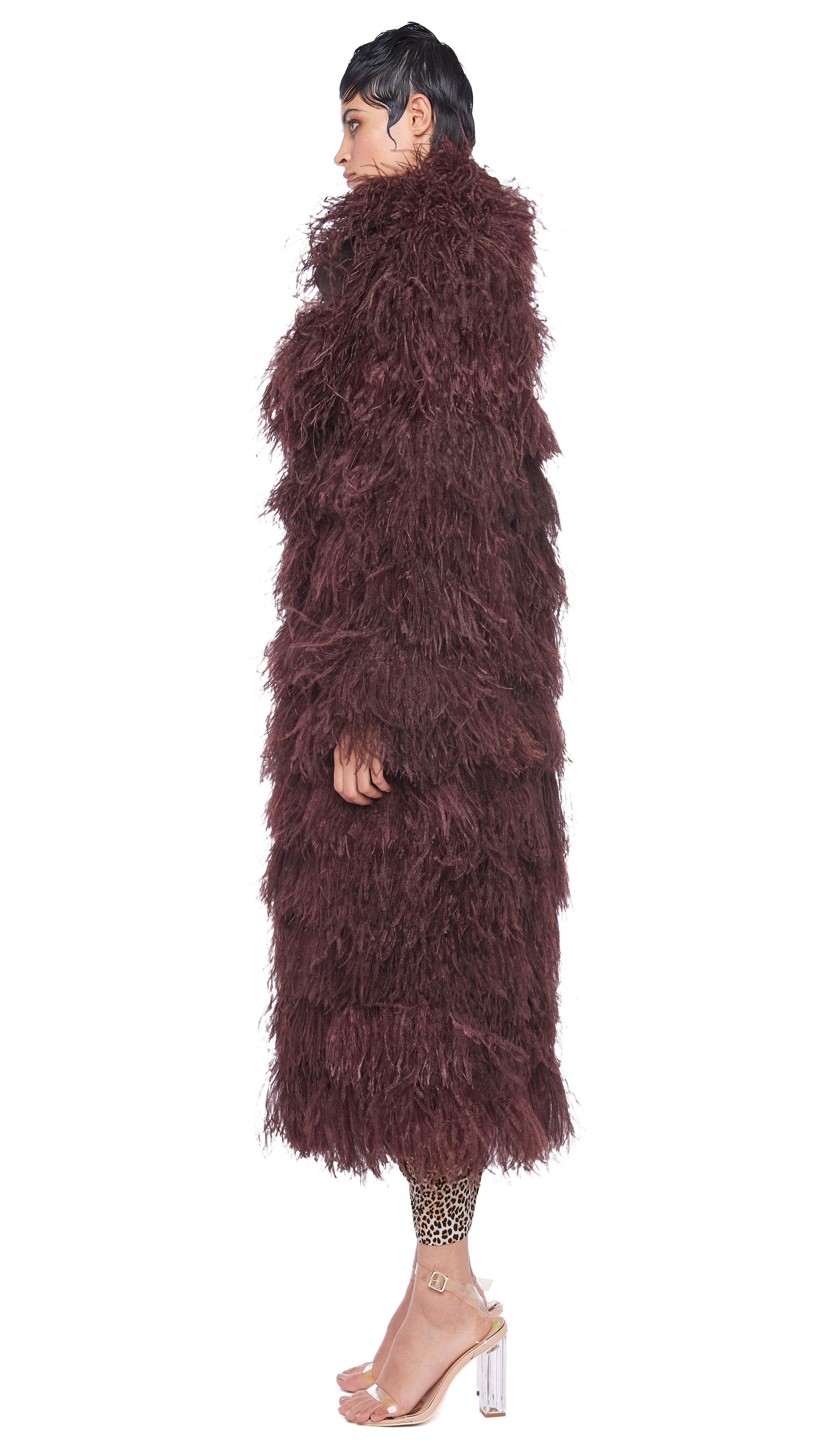 ALL OVER FEATHER JACKET sold by Norma Kamali product image thumbnail 2