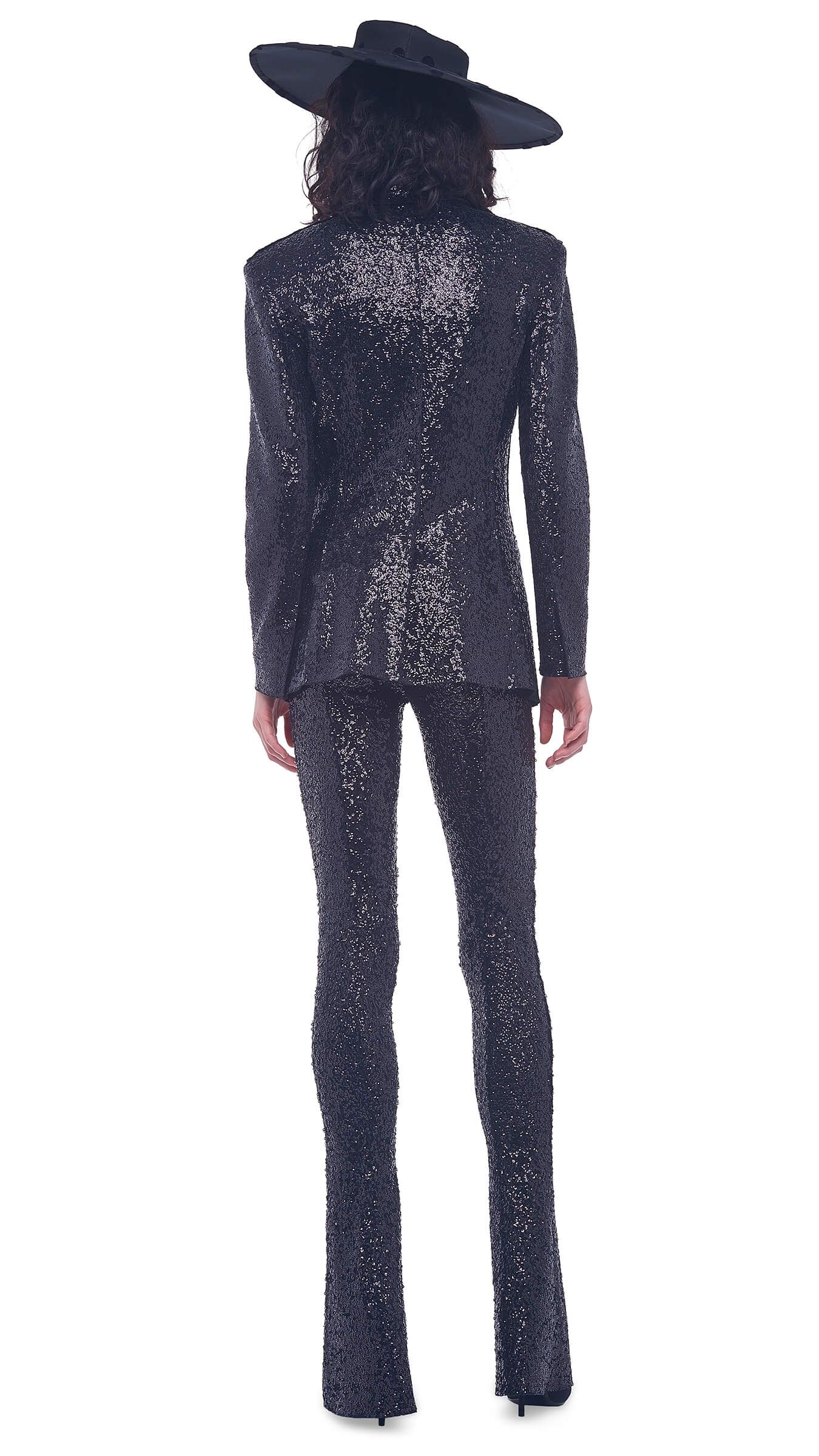 SEQUIN SPAT LEGGING sold by Norma Kamali product image thumbnail 4