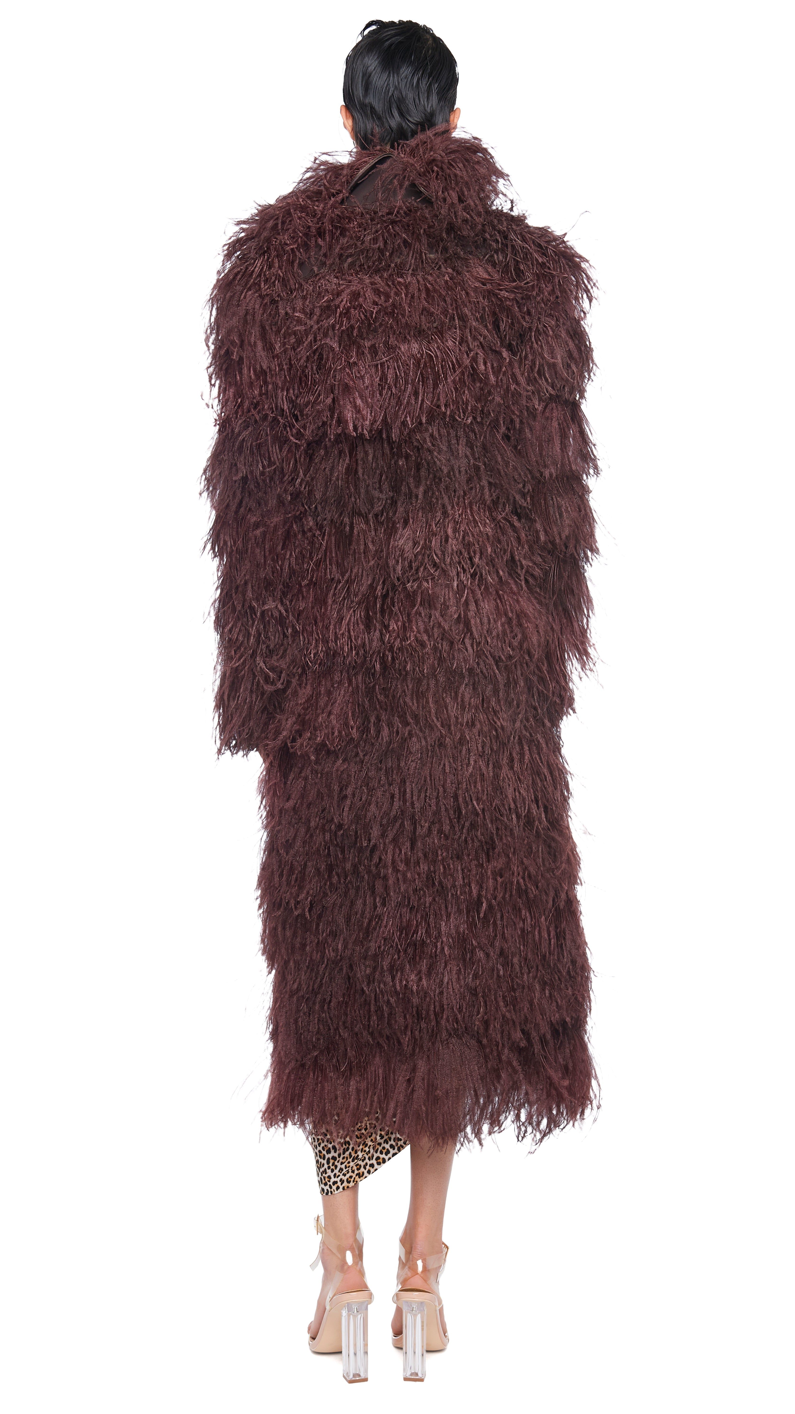 ALL OVER FEATHER JACKET sold by Norma Kamali product image thumbnail 3