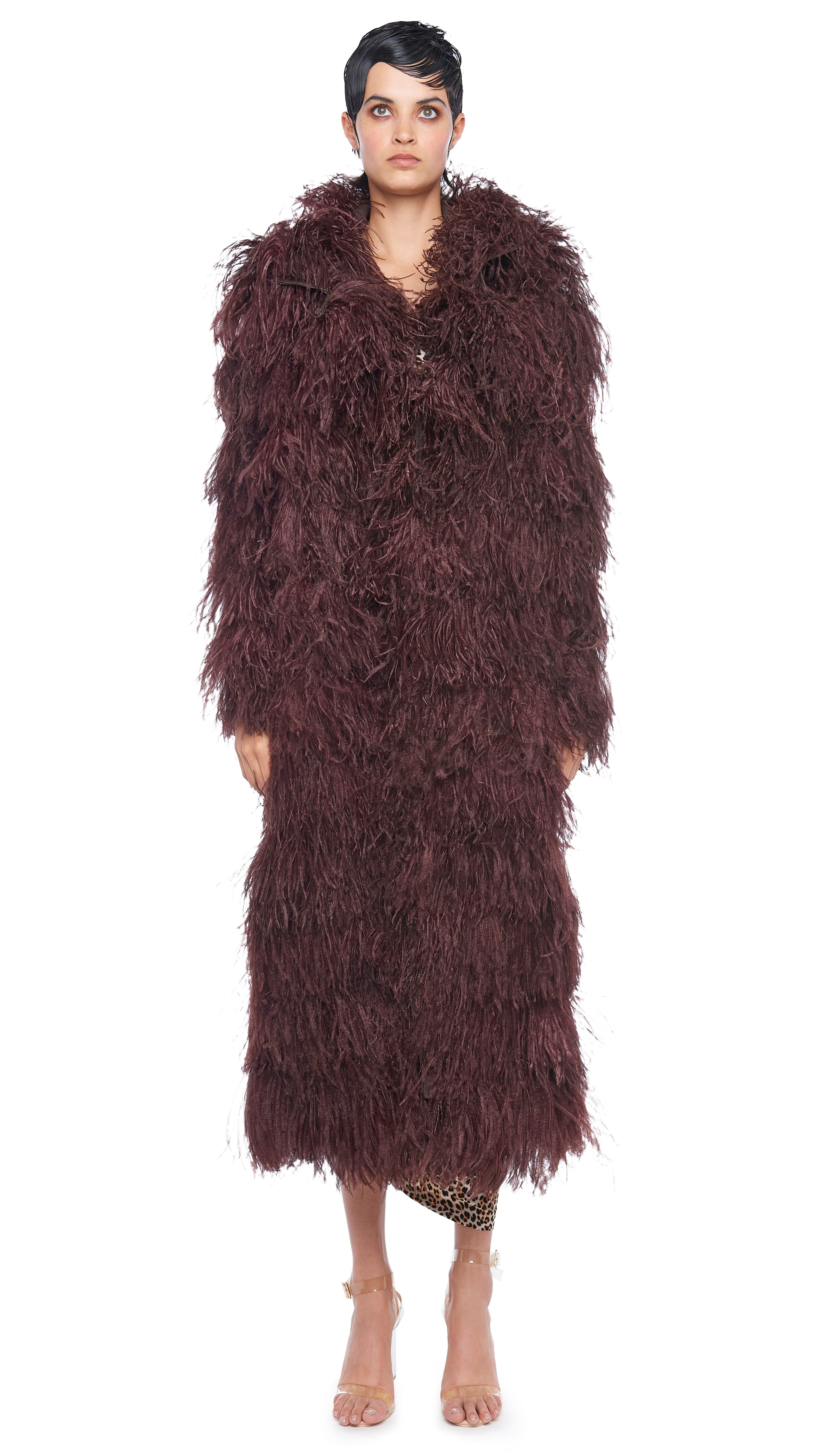 ALL OVER FEATHER JACKET sold by Norma Kamali