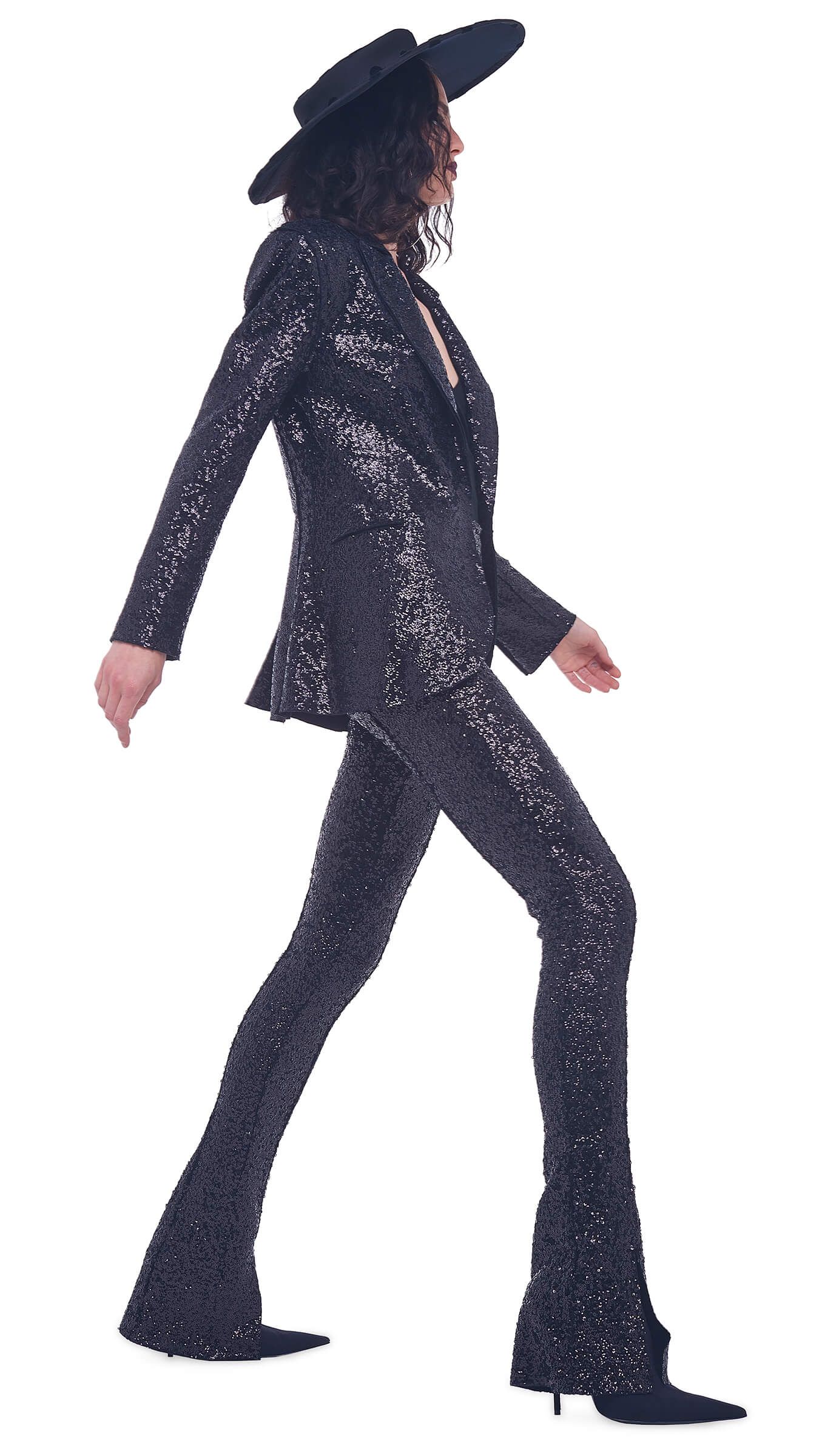 SEQUIN SPAT LEGGING sold by Norma Kamali product image thumbnail 7