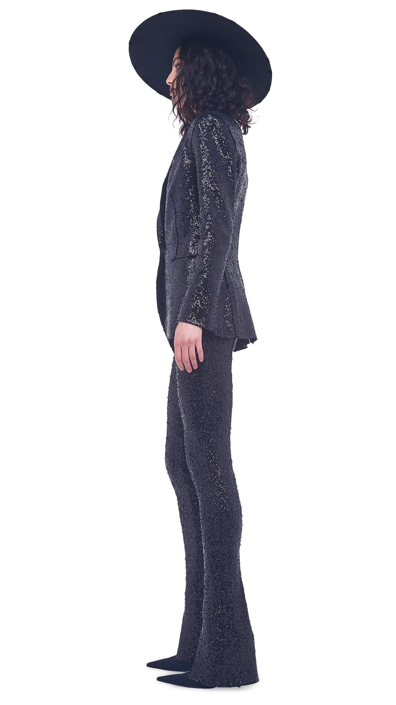 SEQUIN SPAT LEGGING sold by Norma Kamali product image thumbnail 3