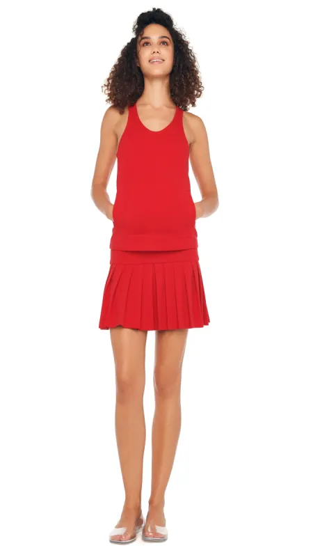 RACER TAILORED TERRY TANK TOP sold by Norma Kamali