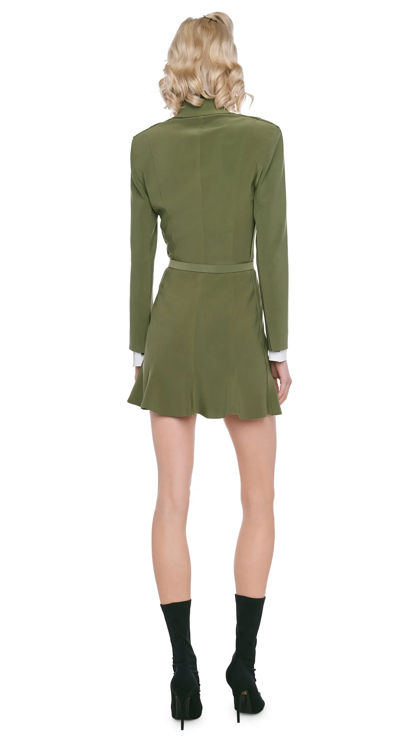 SB FISHTAIL MINI DRESS sold by Norma Kamali product image thumbnail 3