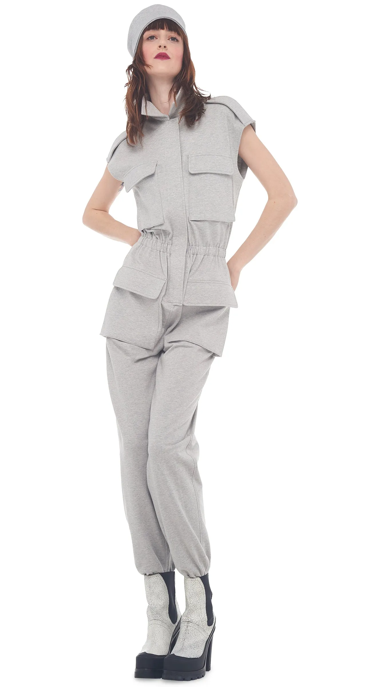 NK CARGO JUMPSUIT sold by Norma Kamali product image thumbnail 5