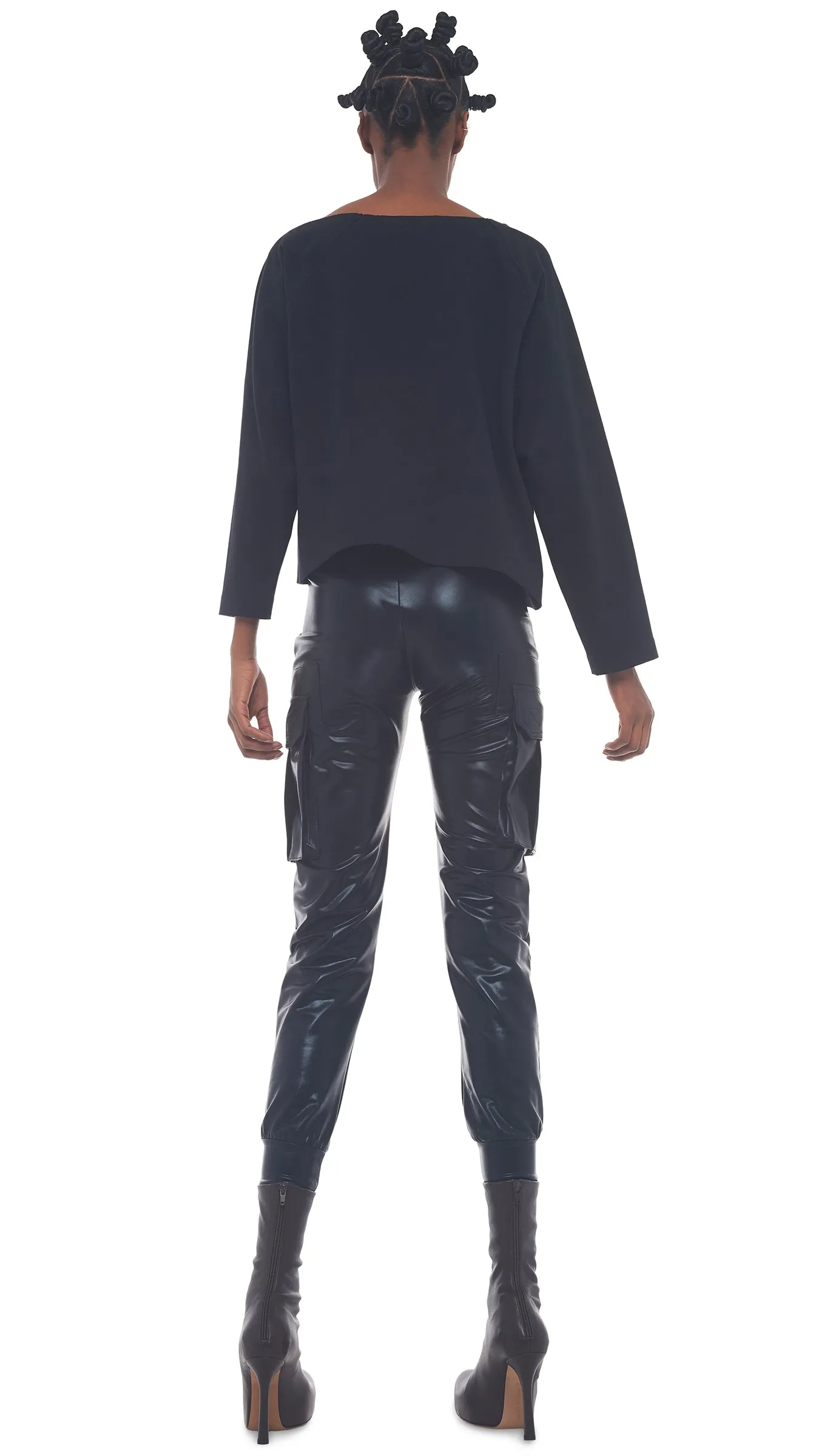 DROP SHOULDER SWEATSHIRT sold by Norma Kamali product image thumbnail 5