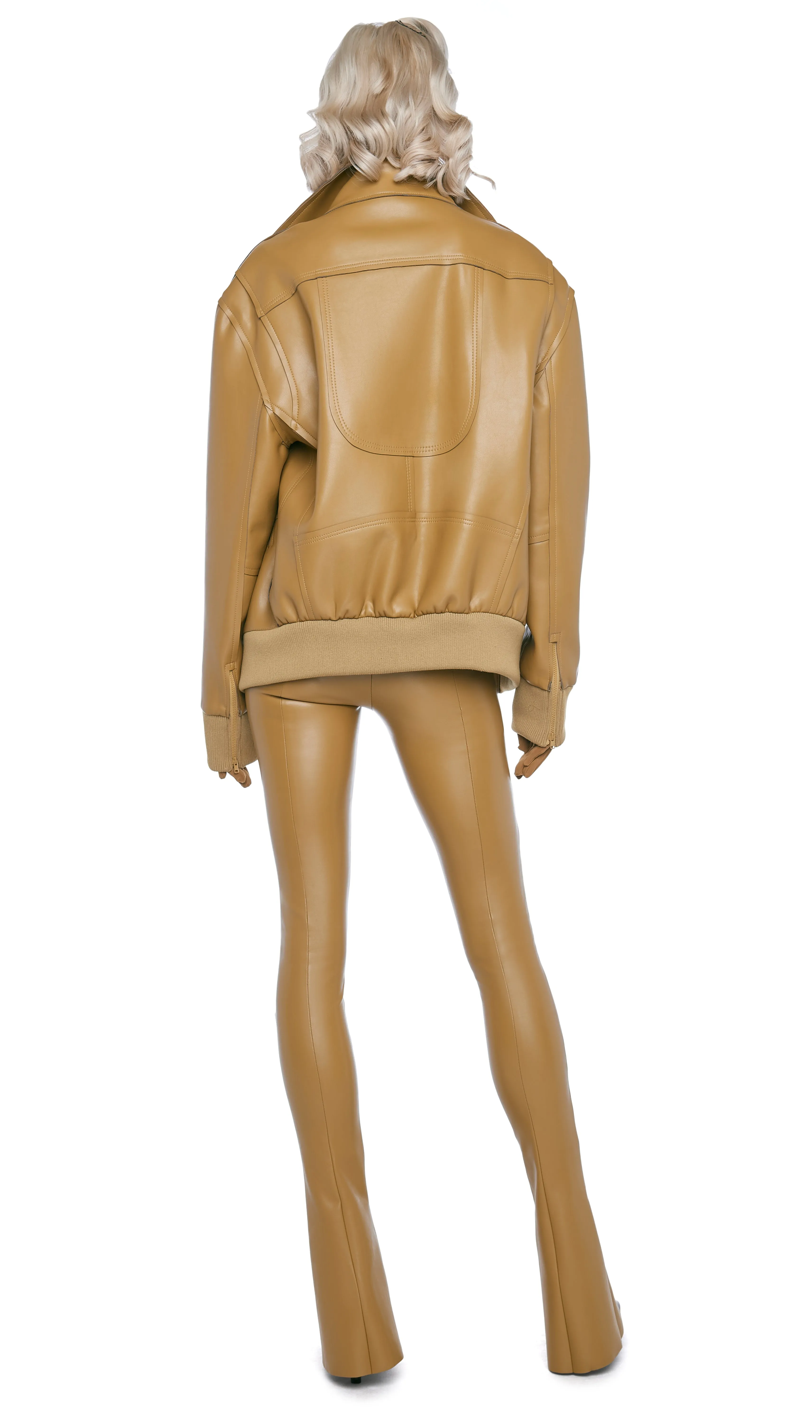 OVERSIZED MOTO JACKET sold by Norma Kamali product image thumbnail 3