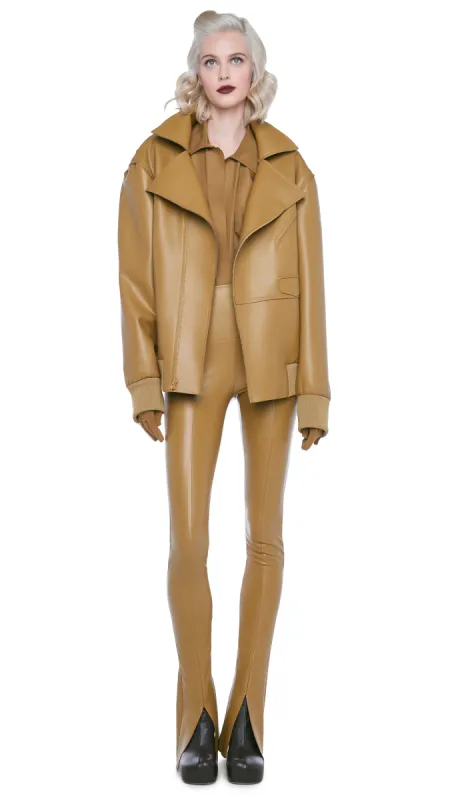 OVERSIZED MOTO JACKET sold by Norma Kamali