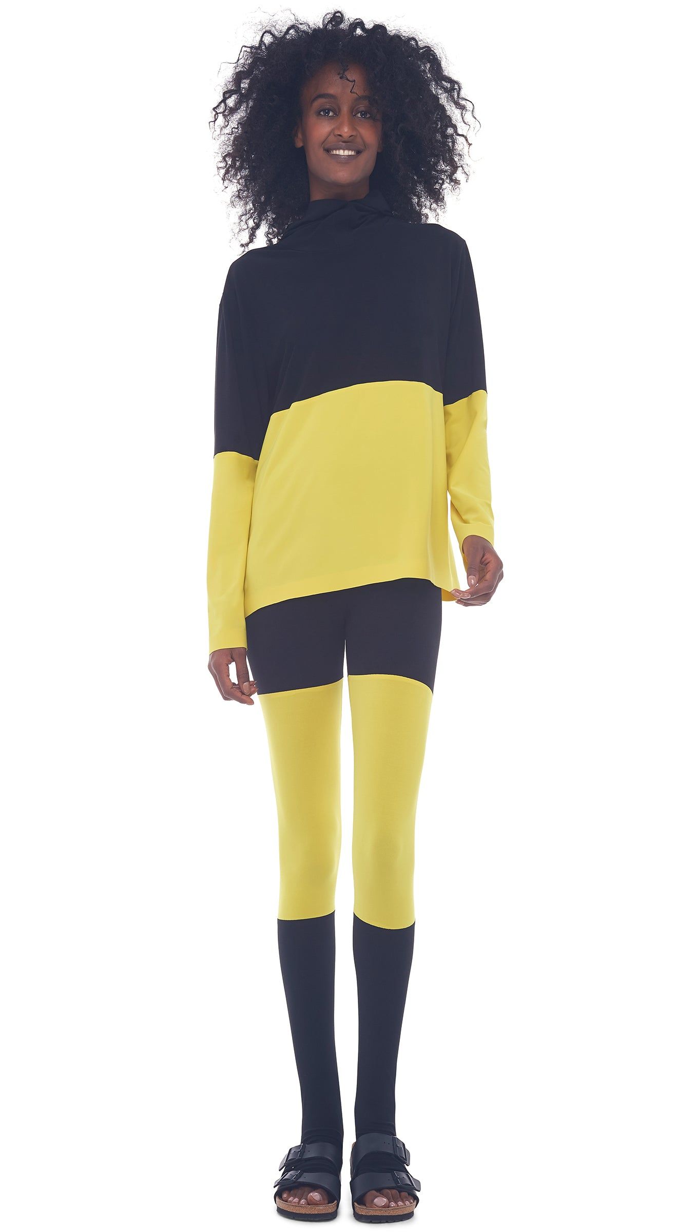 SPLICED SHORT BF HOODED TOP sold by Norma Kamali