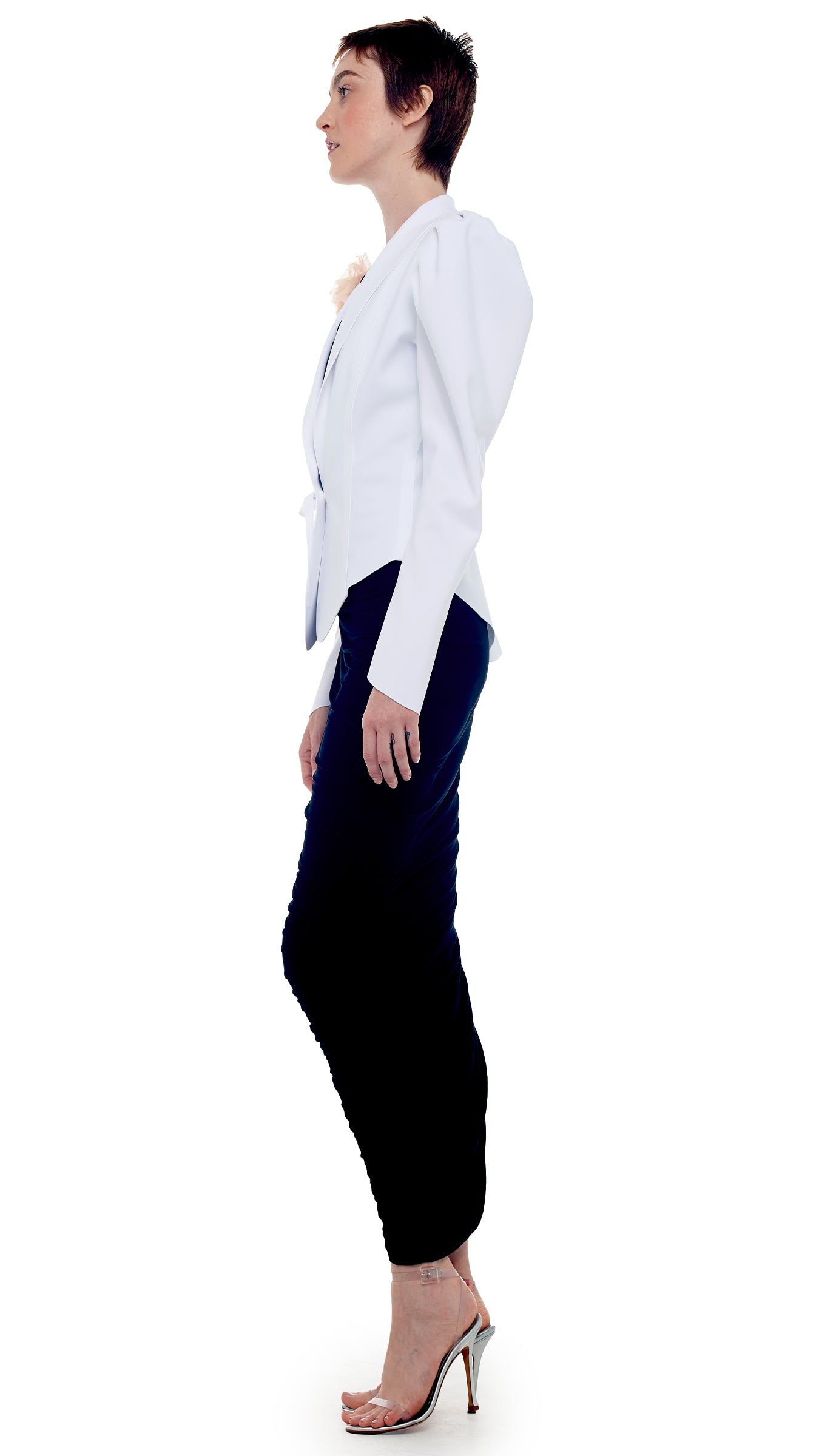 PLEATED SLEEVE JACKET sold by Norma Kamali product image thumbnail 2