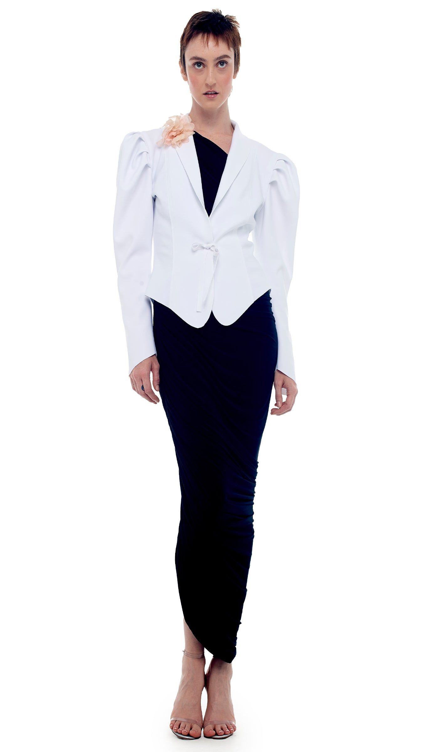 PLEATED SLEEVE JACKET sold by Norma Kamali