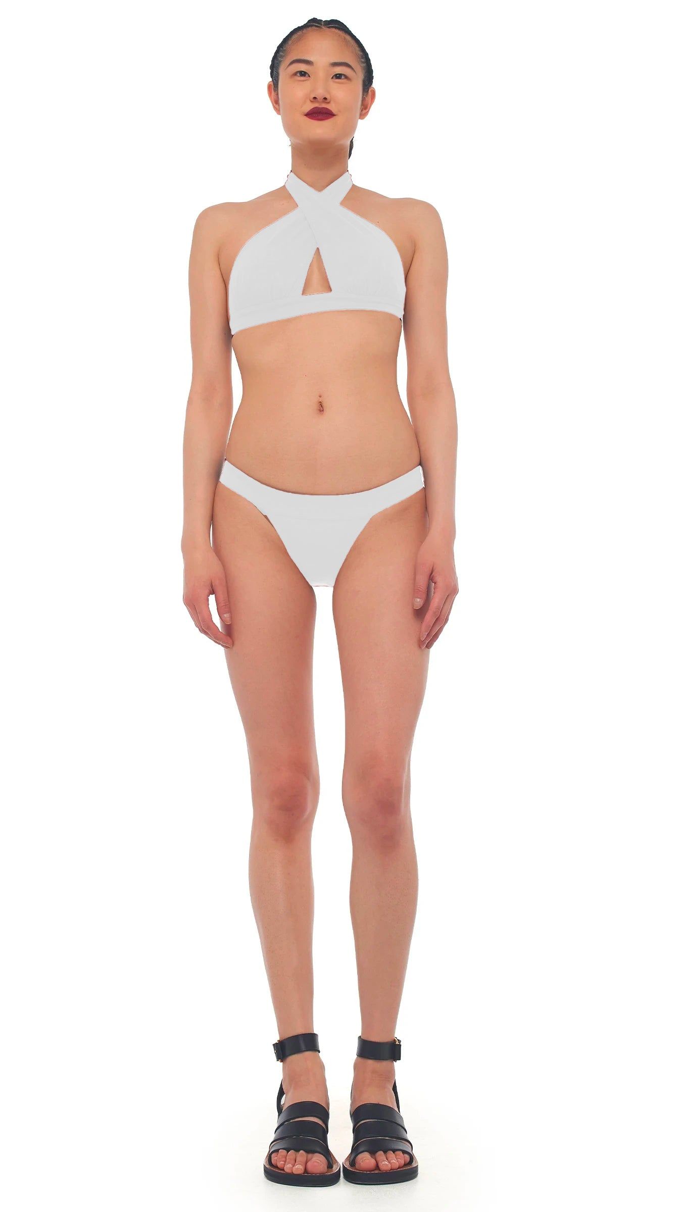 CROSS HALTER TOP sold by Norma Kamali product image thumbnail 5