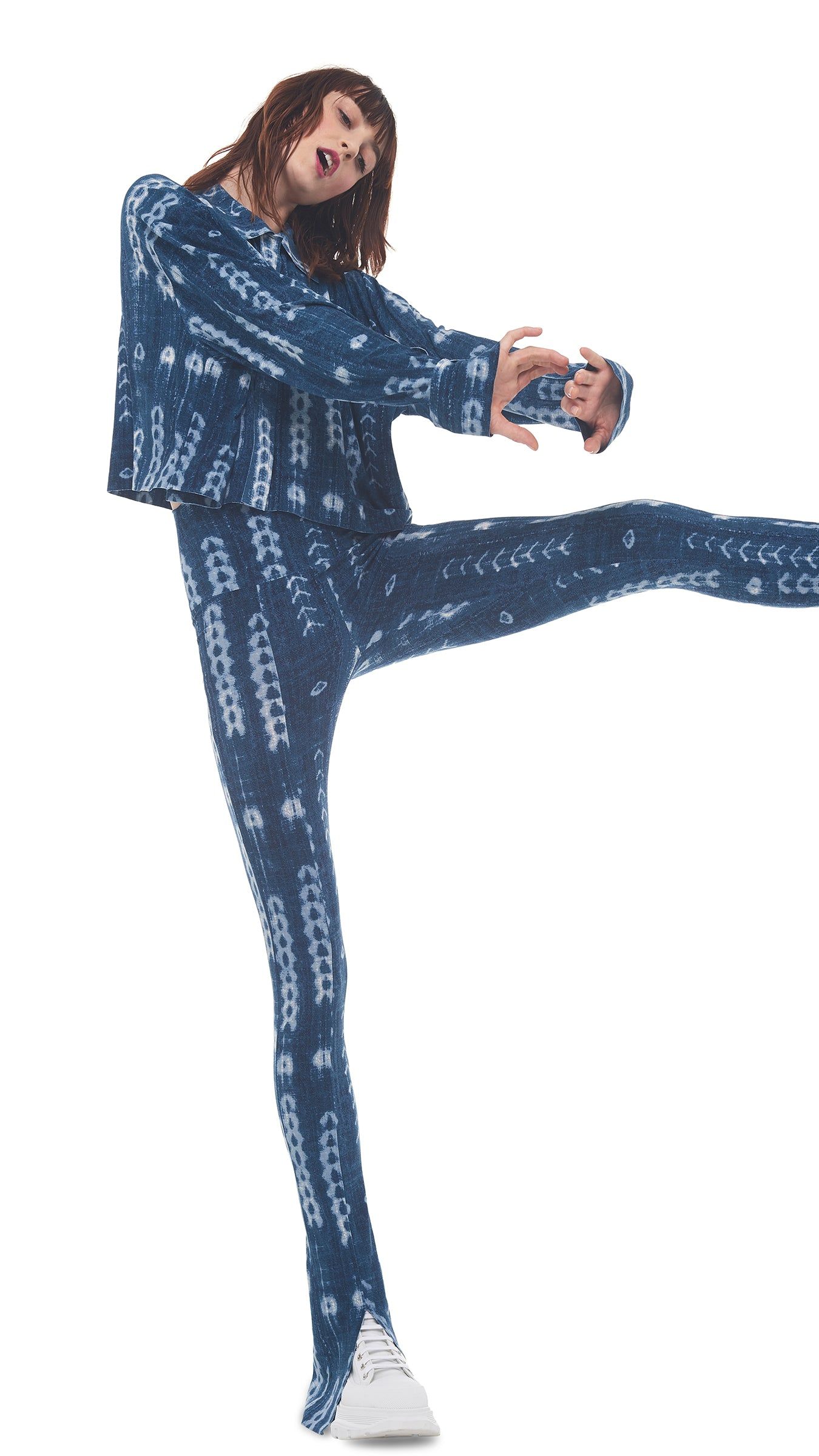 CROPPED OVERSIZED NK SHIRT sold by Norma Kamali product image thumbnail 5