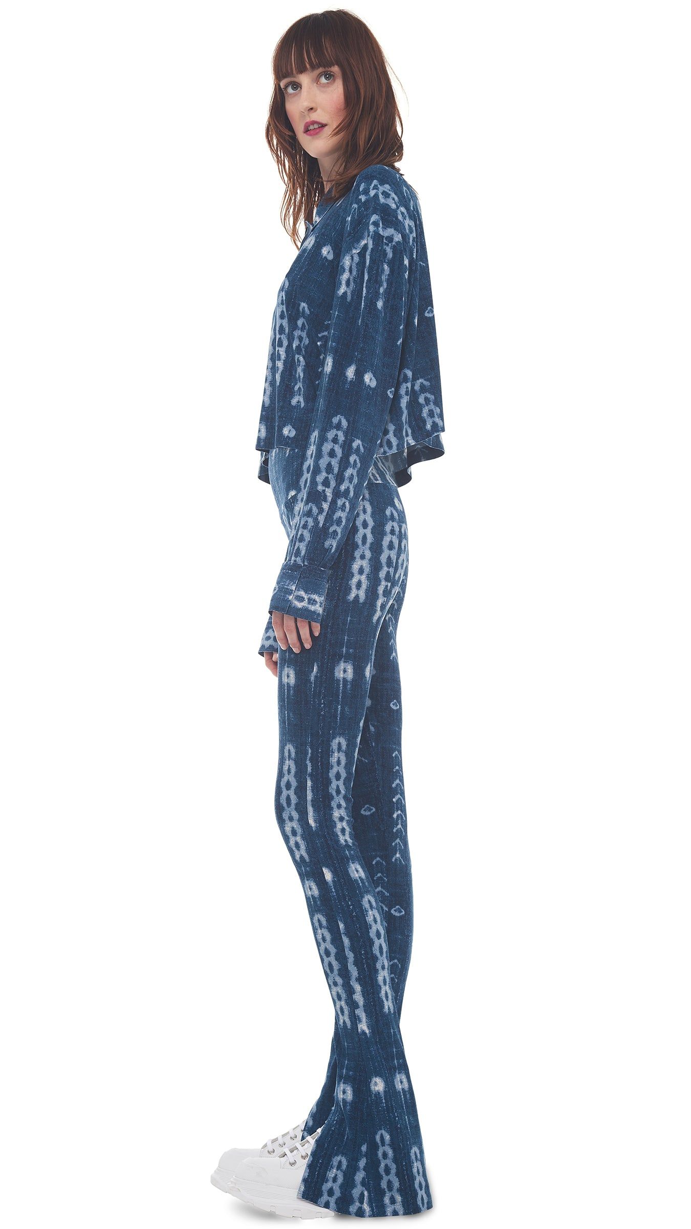 CROPPED OVERSIZED NK SHIRT sold by Norma Kamali product image thumbnail 2