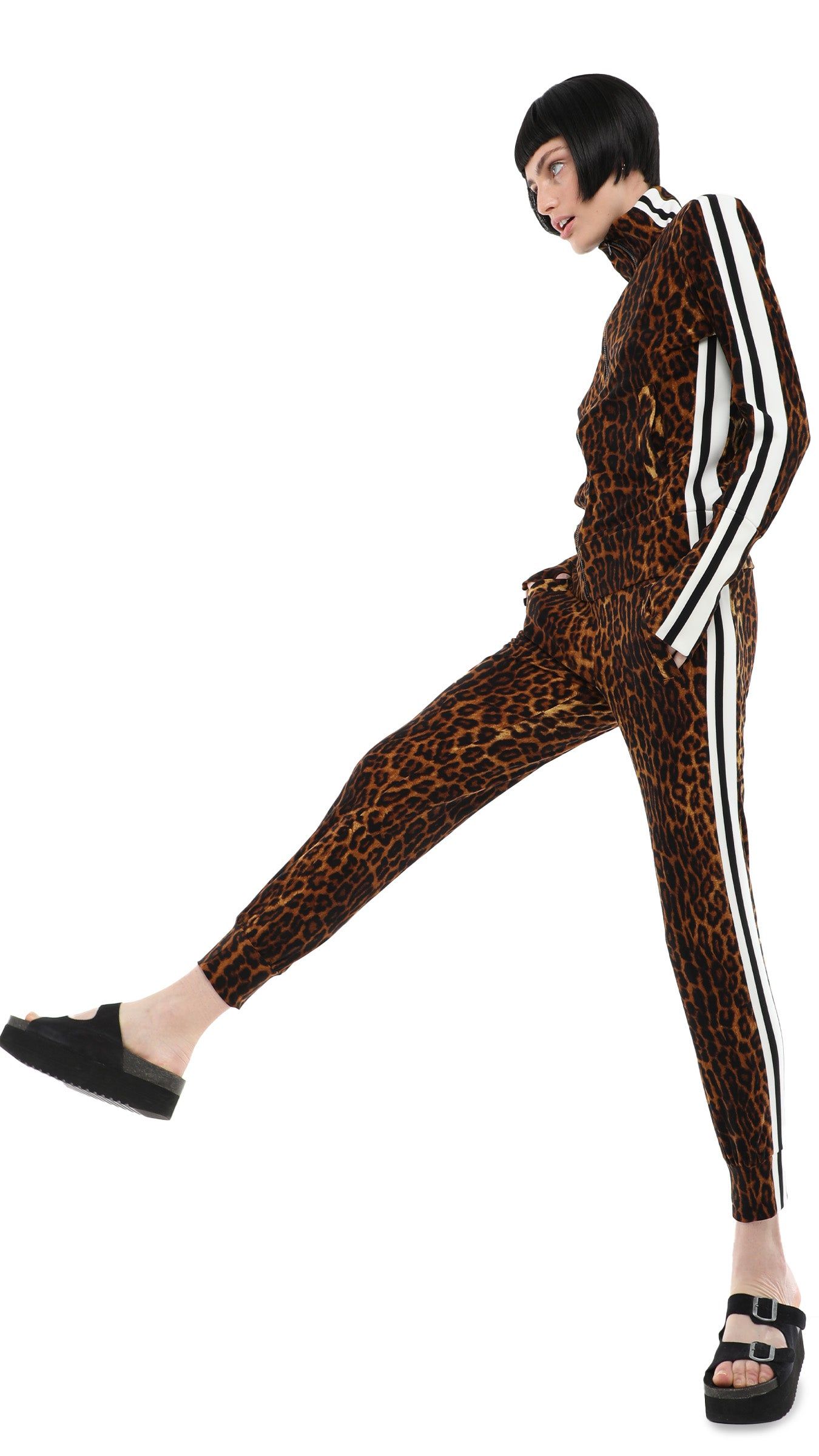 SIDE STRIPE JOG PANT sold by Norma Kamali product image thumbnail 5