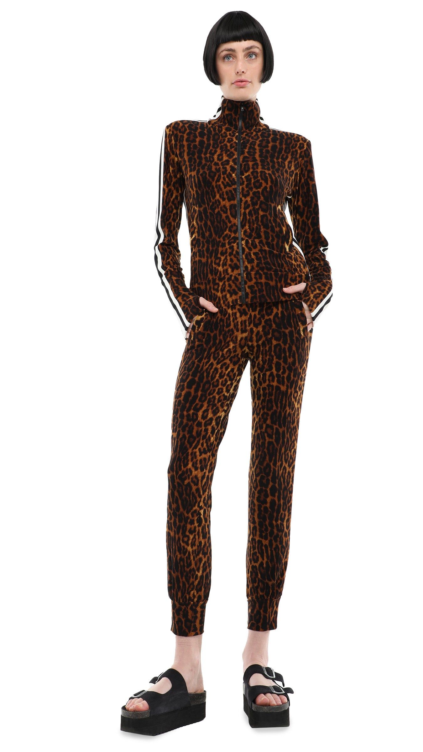 SIDE STRIPE JOG PANT sold by Norma Kamali