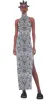 HALTER TURTLE SIDE SLIT GOWN sold by Norma Kamali