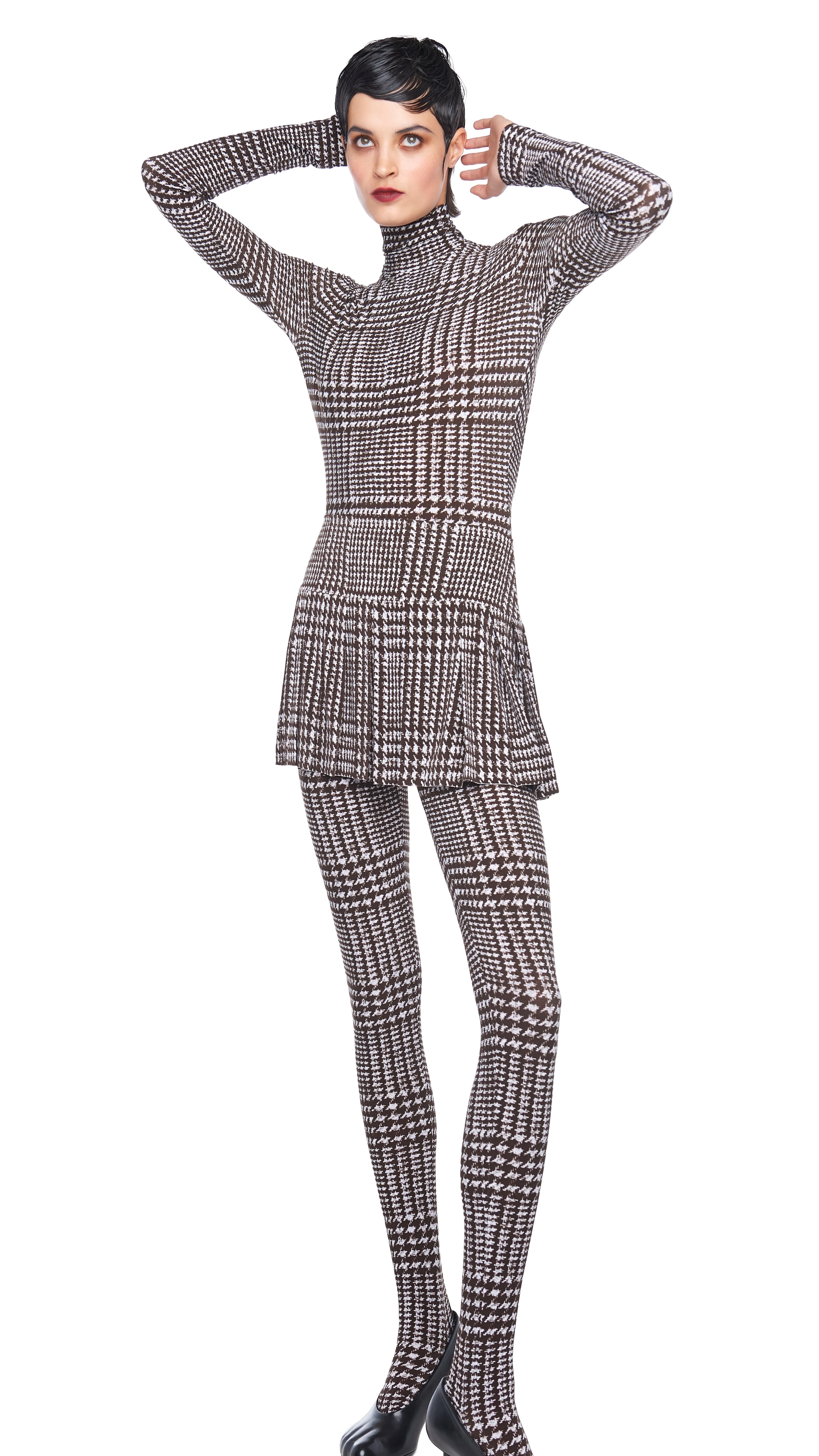 PLEATED MICRO SKIRT sold by Norma Kamali product image thumbnail 4