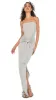 STRAPLESS ALL IN ONE SIDE SLIT GOWN sold by Norma Kamali