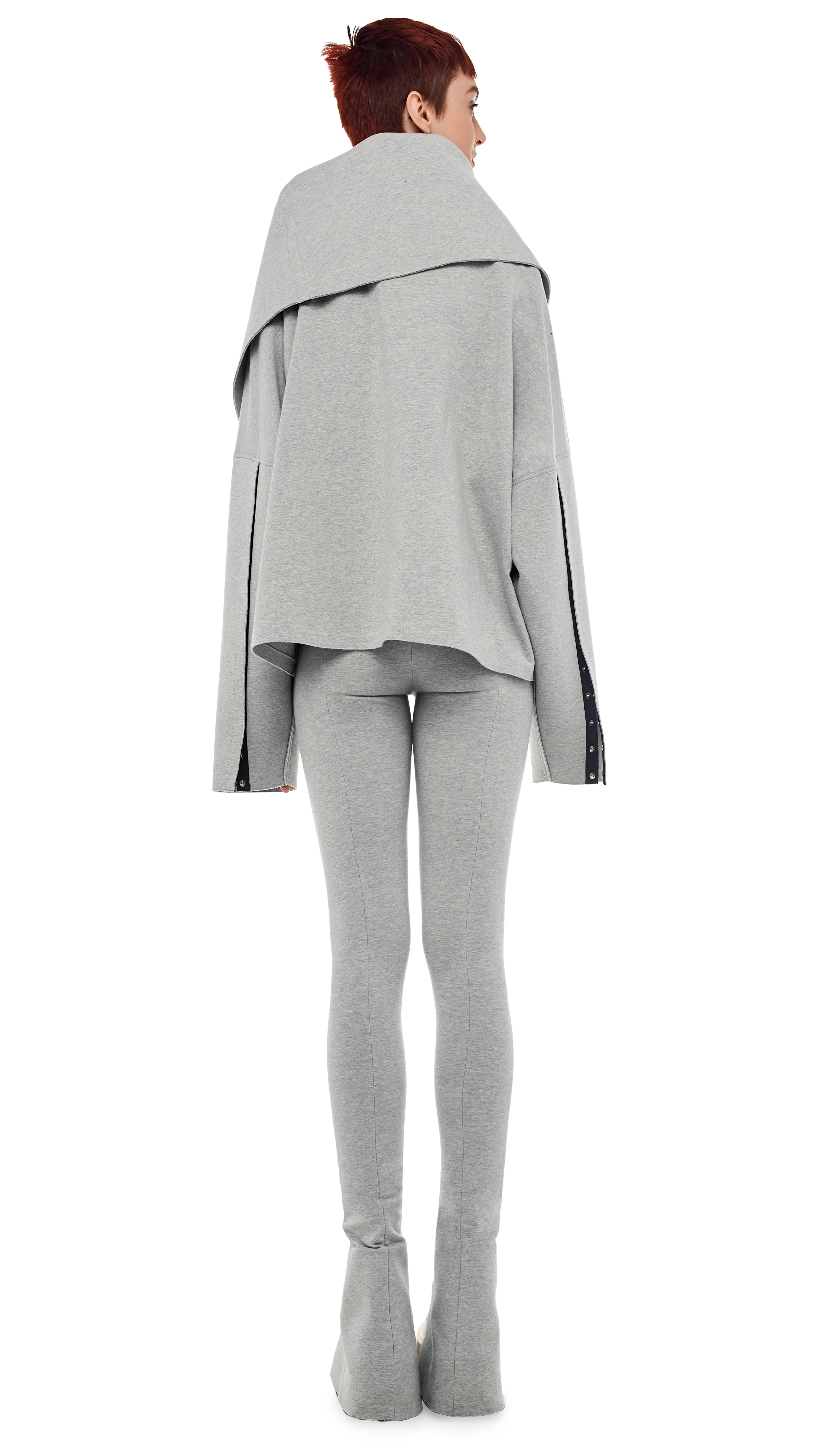 OVERSIZED SIDE SNAP JACKET sold by Norma Kamali product image thumbnail 3