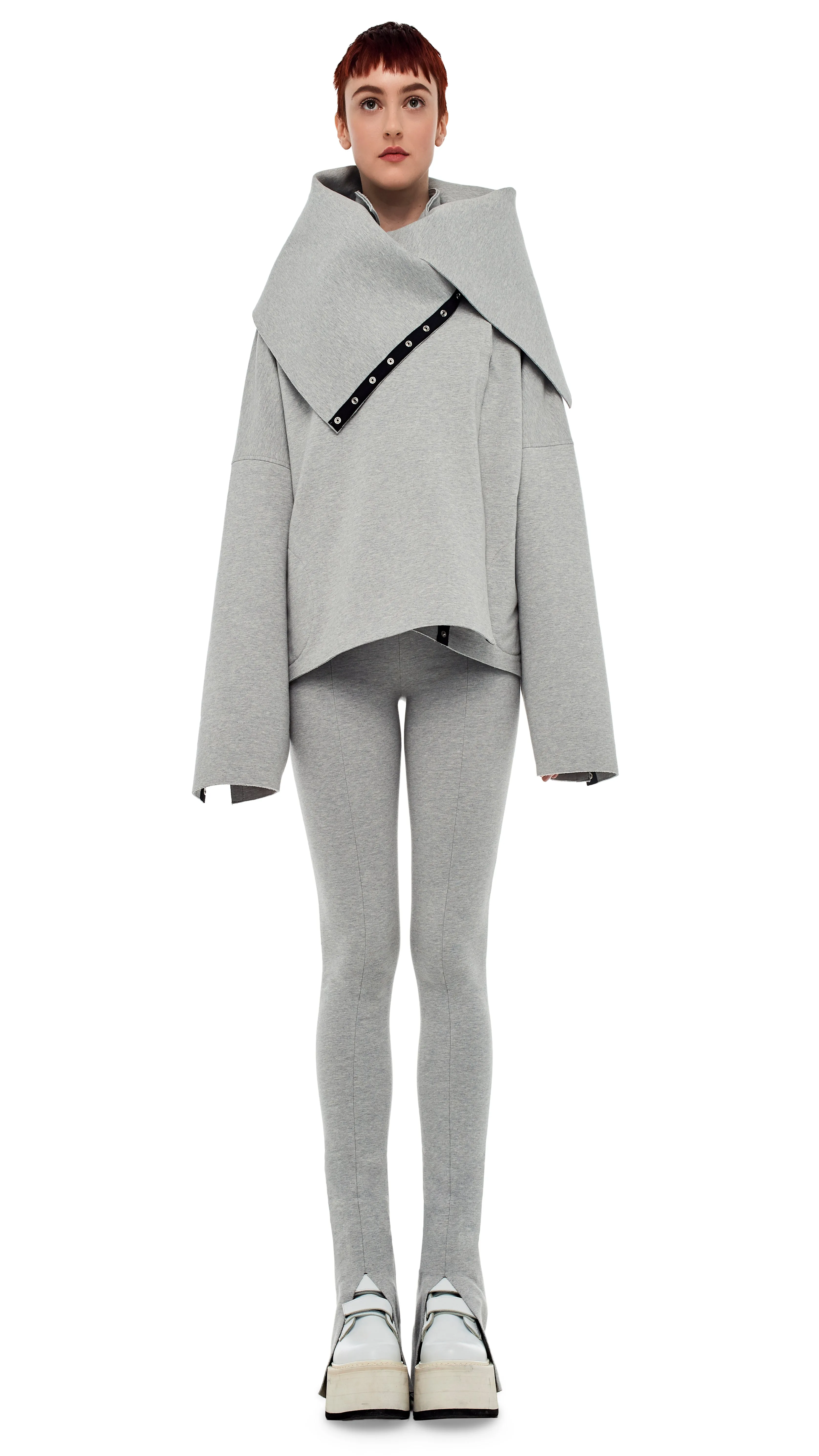 OVERSIZED SIDE SNAP JACKET sold by Norma Kamali