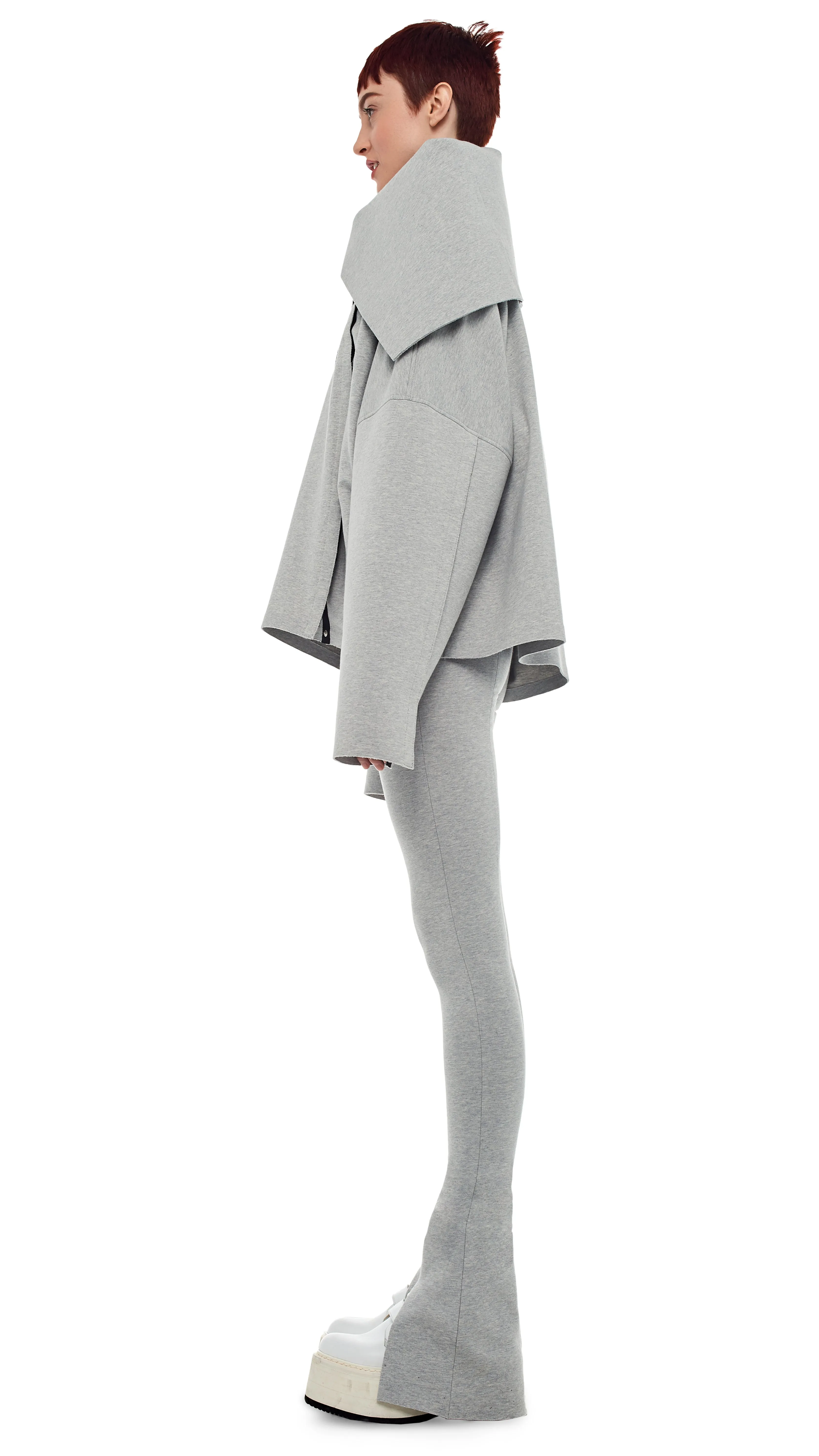 OVERSIZED SIDE SNAP JACKET sold by Norma Kamali product image thumbnail 2