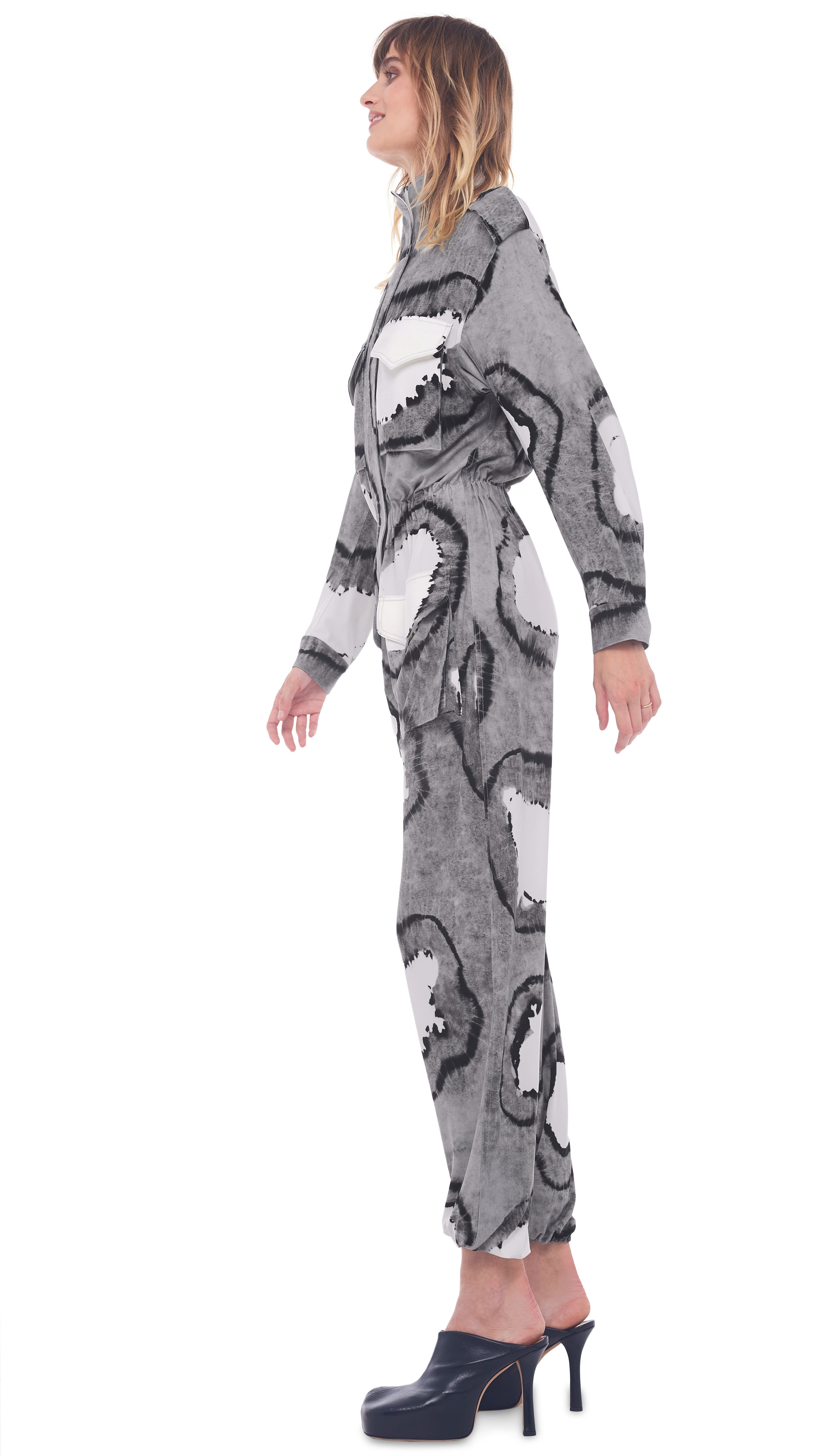 TURTLE CARGO JUMPSUIT sold by Norma Kamali product image thumbnail 2