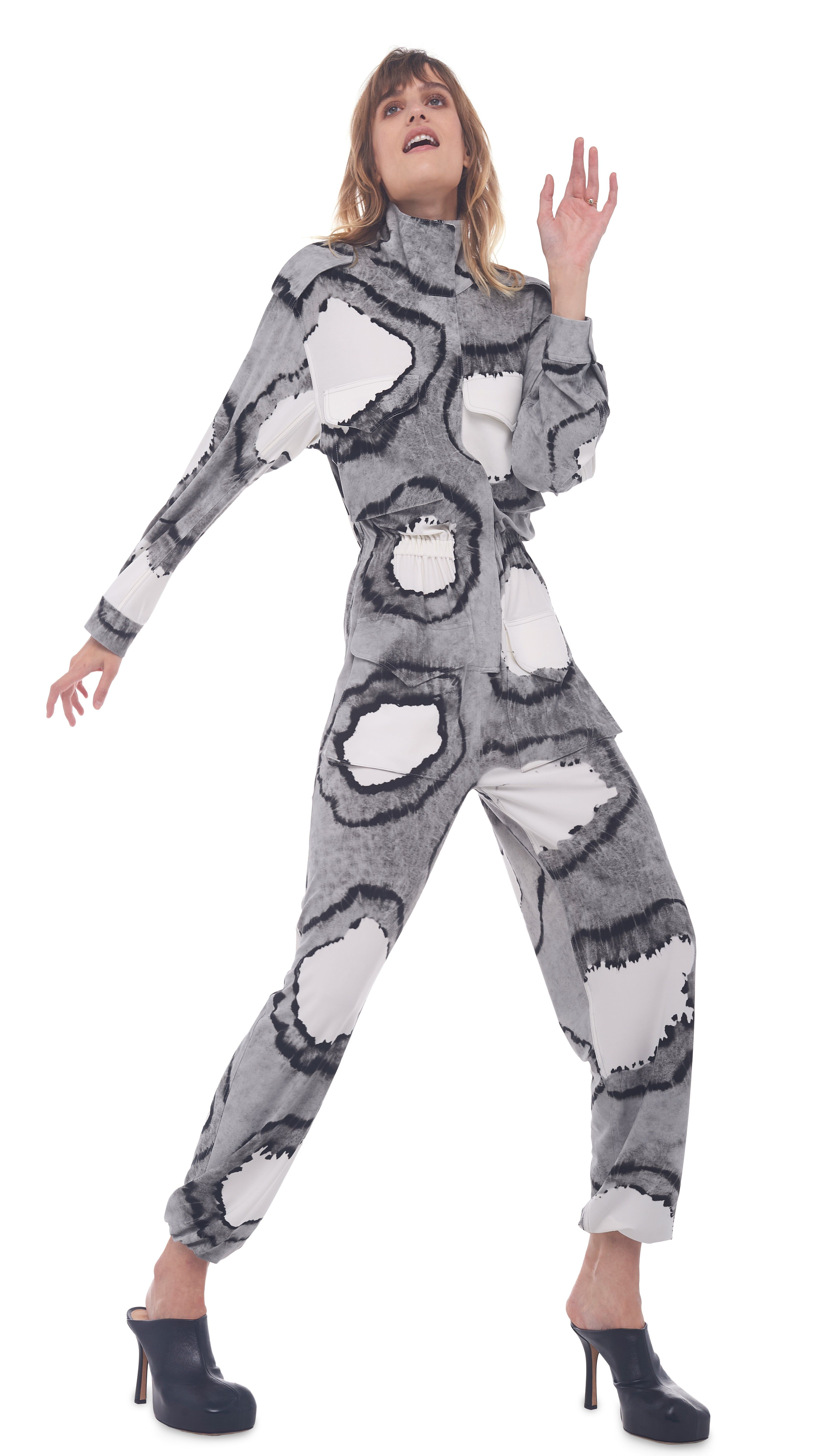 TURTLE CARGO JUMPSUIT sold by Norma Kamali product image thumbnail 4